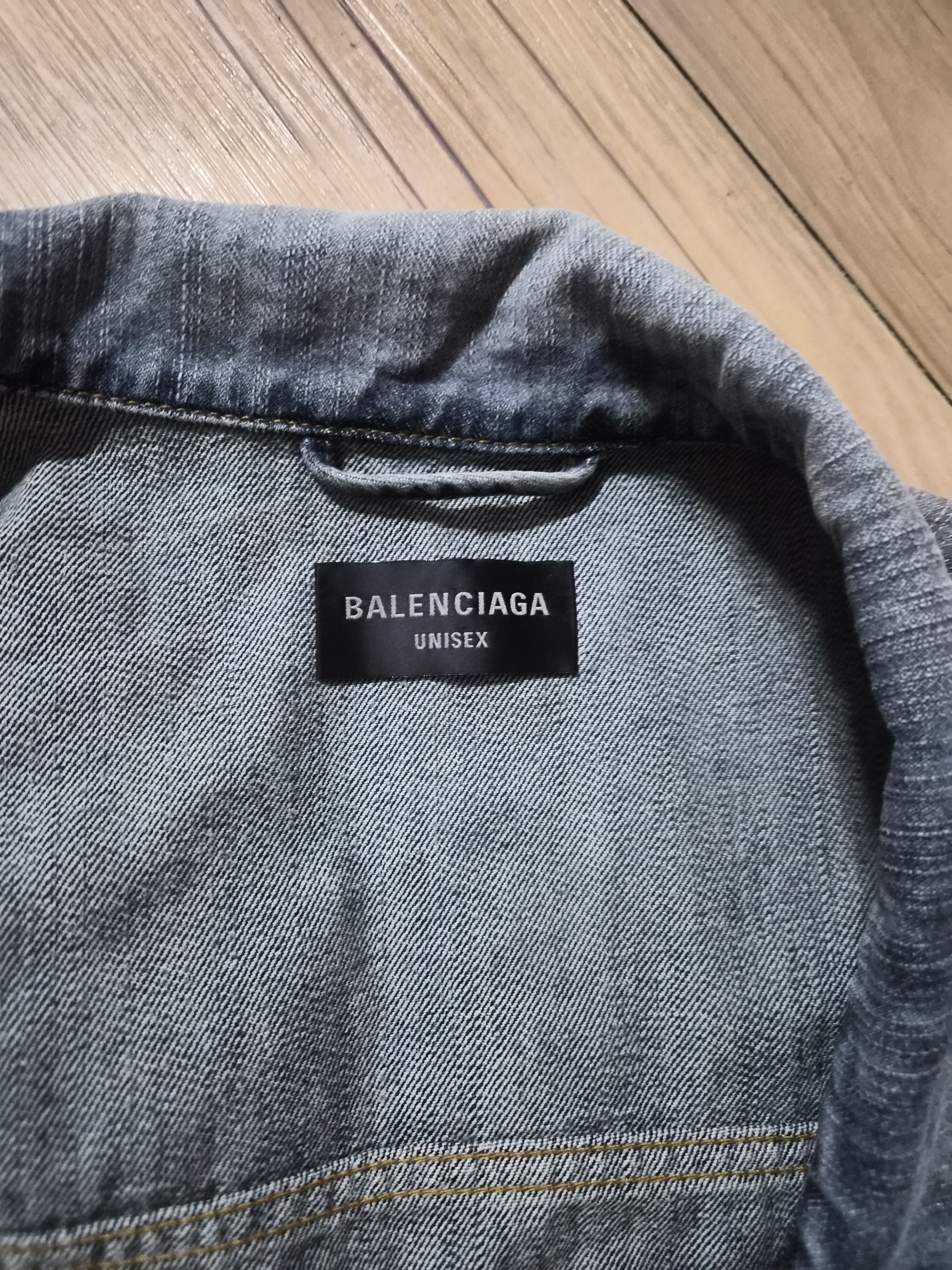Balenciaga Balenciaga y2k tribal denim jacket Size US XL / EU 56 / 4 - 3 Thumbnail