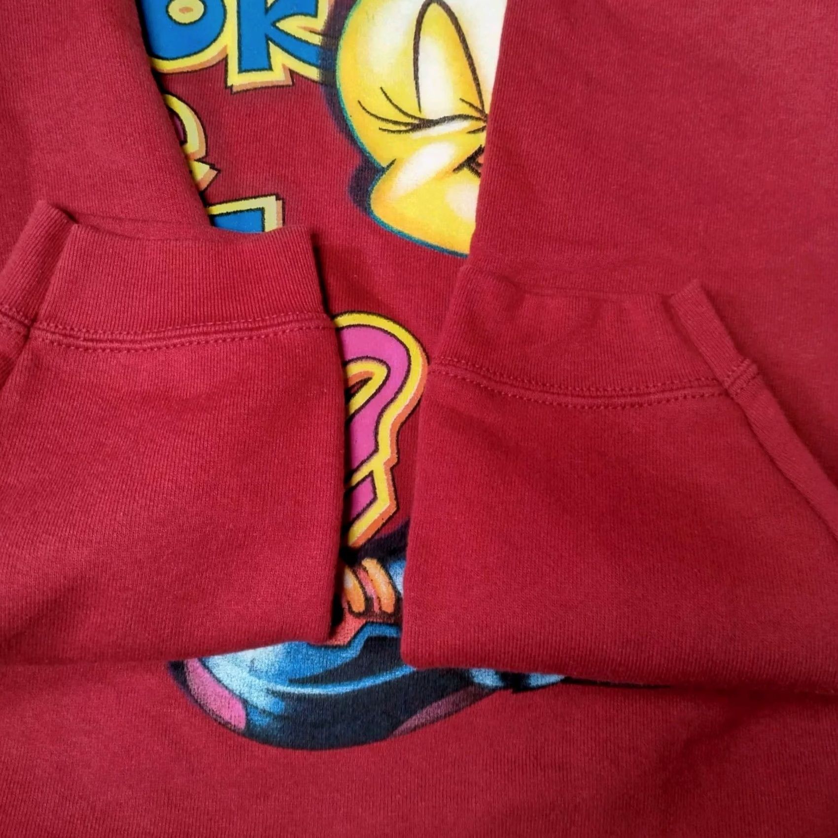Catalina VINTAGE Tweety Bird Sweatshirt Catalina Pullover Long Sleeve Mock Neck Womens L Red Maroon Cartoons TV & Movie Characters 90s? Size L / US 10 / IT 46 - 7 Thumbnail