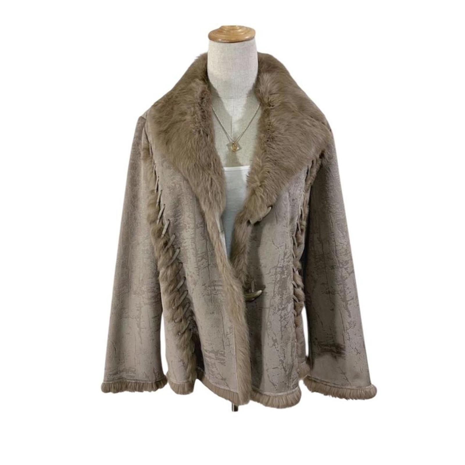Other Real rabbit fur whimsy goth vintage penny lane coat jacket Size XS / US 0-2 / IT 36-38 - 1 Thumbnail