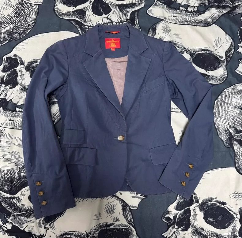 Vivienne Westwood Vivienne Westwood Blue suit jacket Size M / US 6-8 / IT 42-44 - 1 Thumbnail