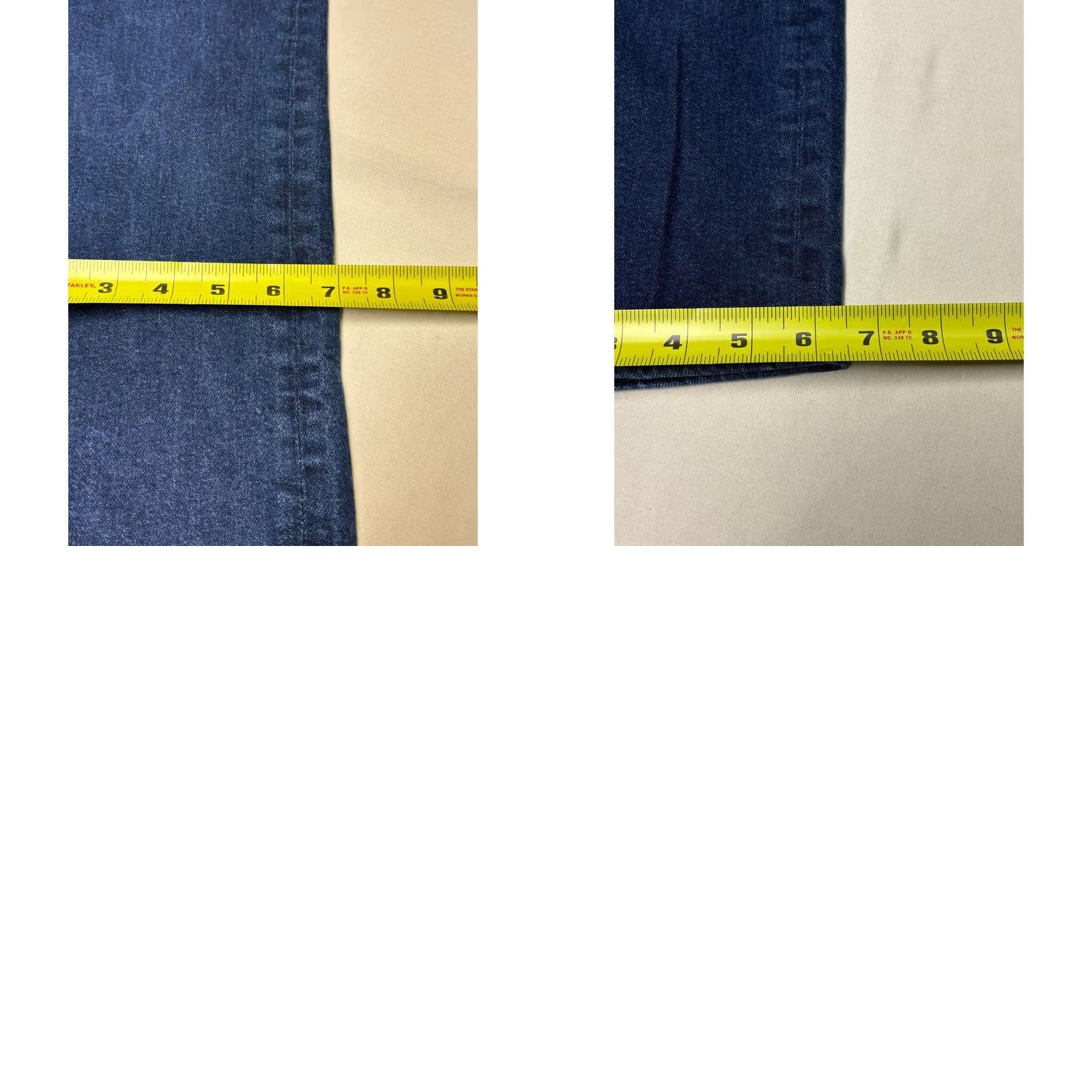 J.Crew J.Crew 770 Straight Jeans Mens 30x27 Dark Wash Denim 5-Pocket Leather Patch Button Zip Size US 30 / EU 46 - 9 Thumbnail