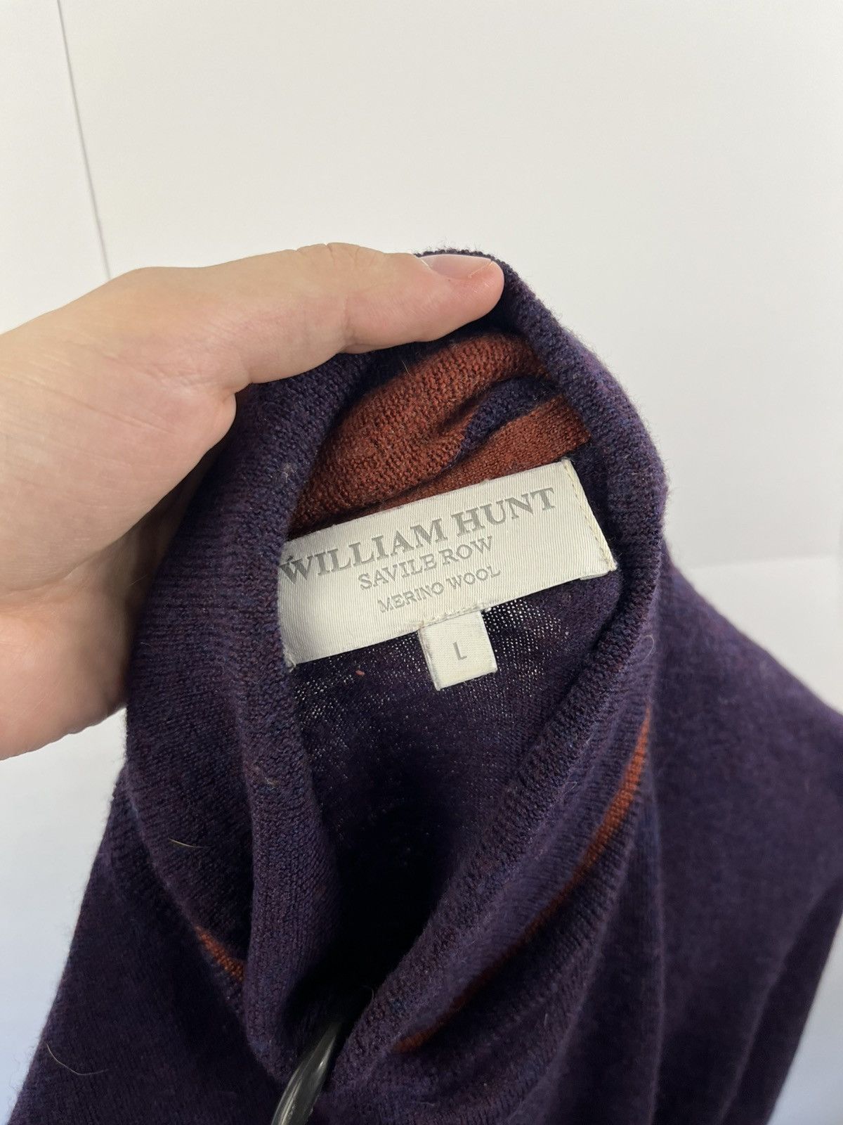 William Hunt William Hunt Luxury Merino Wool Turtleneck Sweater Jumper Size US L / EU 52-54 / 3 - 6 Thumbnail