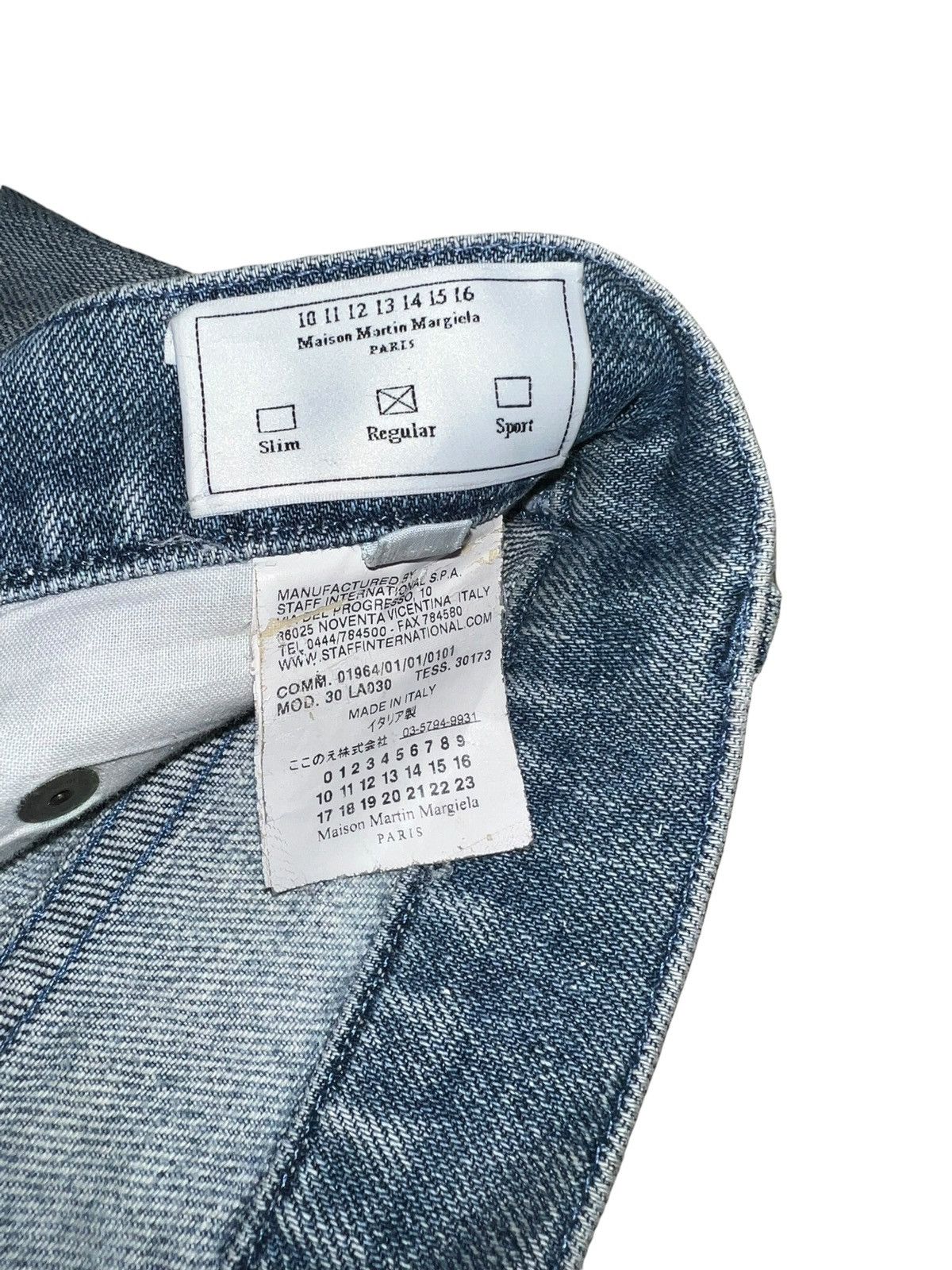 Maison Margiela MM6 Maison Margiela Denim Regular Jeans 35x25 Size US 35 - 10 Thumbnail