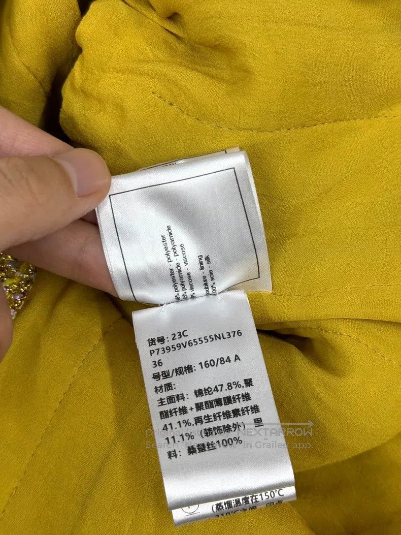 Chanel Chanel 23C gold tweed coat Size XS / US 0-2 / IT 36-38 - 6 Thumbnail