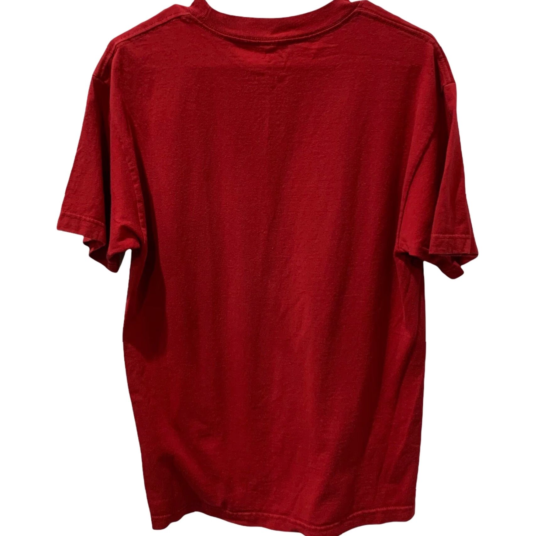 Nike Nike Mens T-Shirt Short Sleeve Logo Red M Medium Regular Cotton Sports Shirt Mens Size US M / EU 48-50 / 2 - 2 Thumbnail