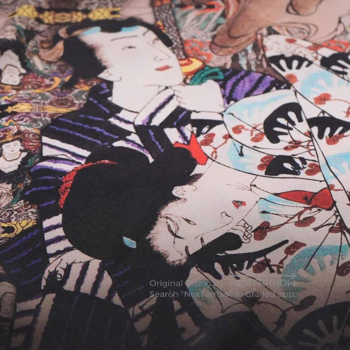 Sun Surf SUN SURF x Tsukioka Yoshitoshi Rayon Hawaiian Shirt. Size US M / EU 48-50 / 2 - 4 Thumbnail