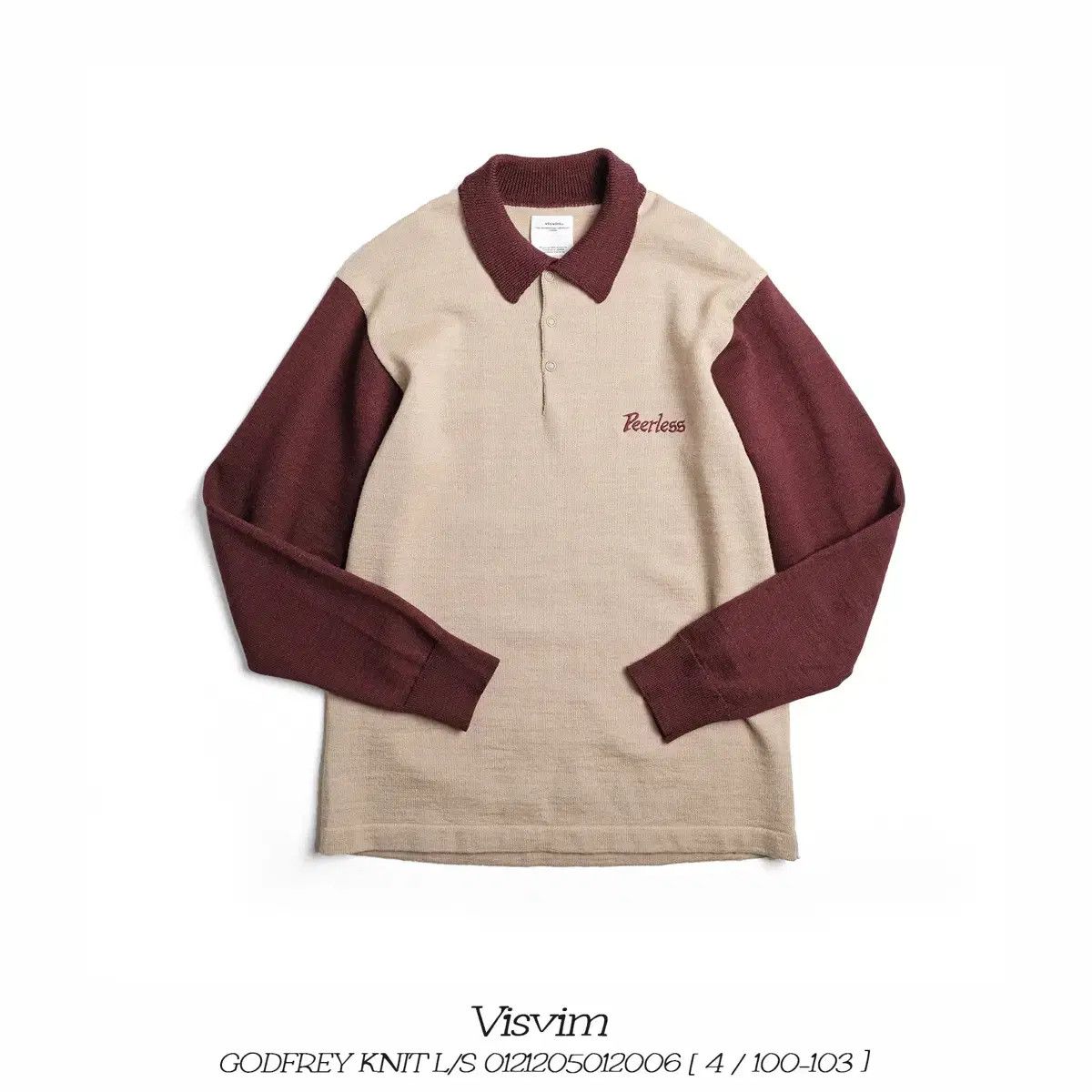 Visvim Visvim Godfrey Linen Wool Long-Sleeve Polo Size US XL / EU 56 / 4 - 1 Thumbnail