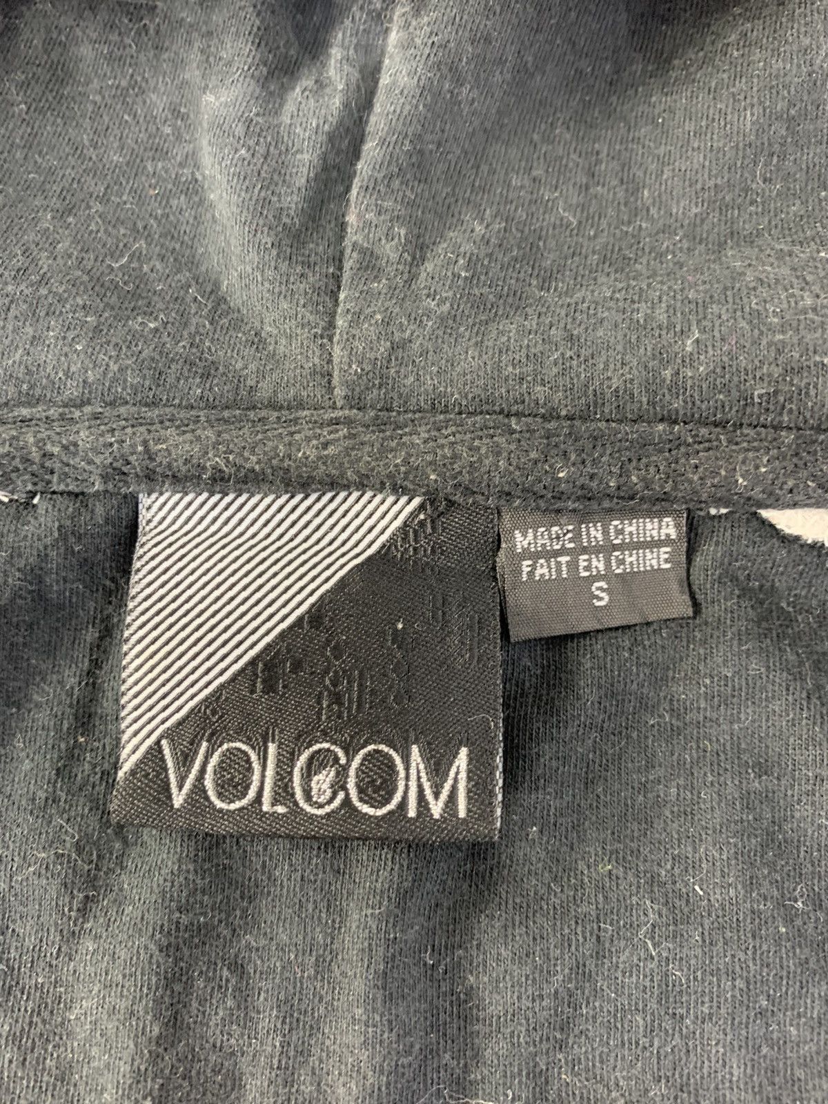 Vintage Hype Volcom Over Printed Big Front Pocket Full Zip Hoodies Size S / US 4 / IT 40 - 7 Thumbnail