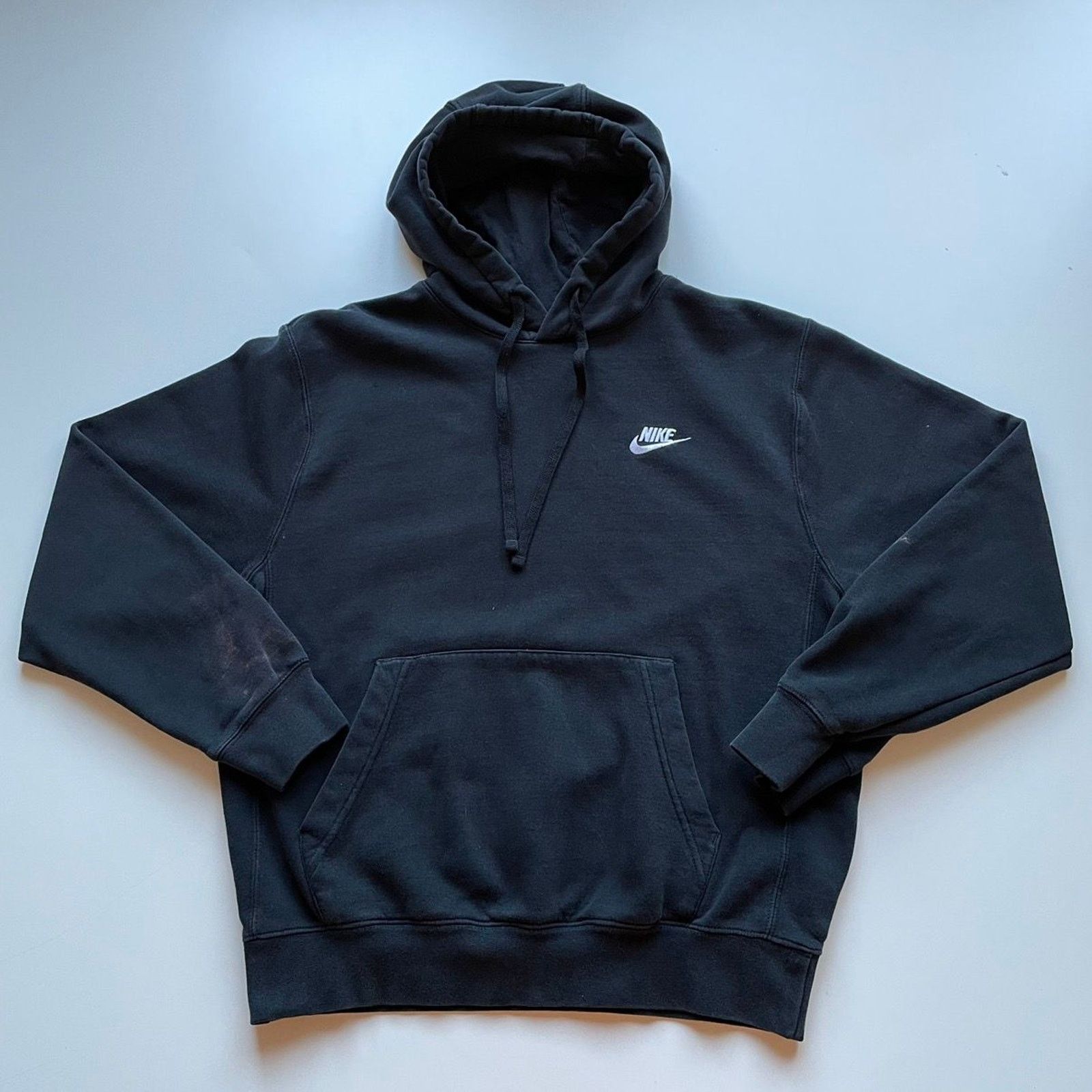Nike Vintage Y2K Nike Sportswear Swoosh Hoodie Small Black Rare Size US S / EU 44-46 / 1 - 1 Thumbnail