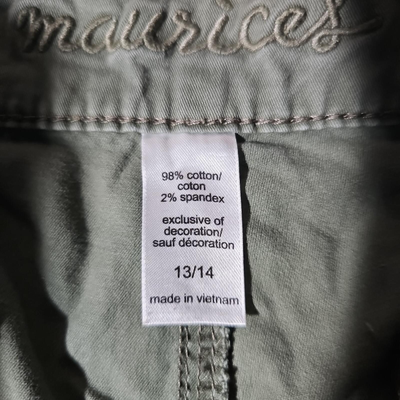 Other Maurices 13/14 Green Shorts Size 36" / US 14 / IT 50 - 3 Thumbnail