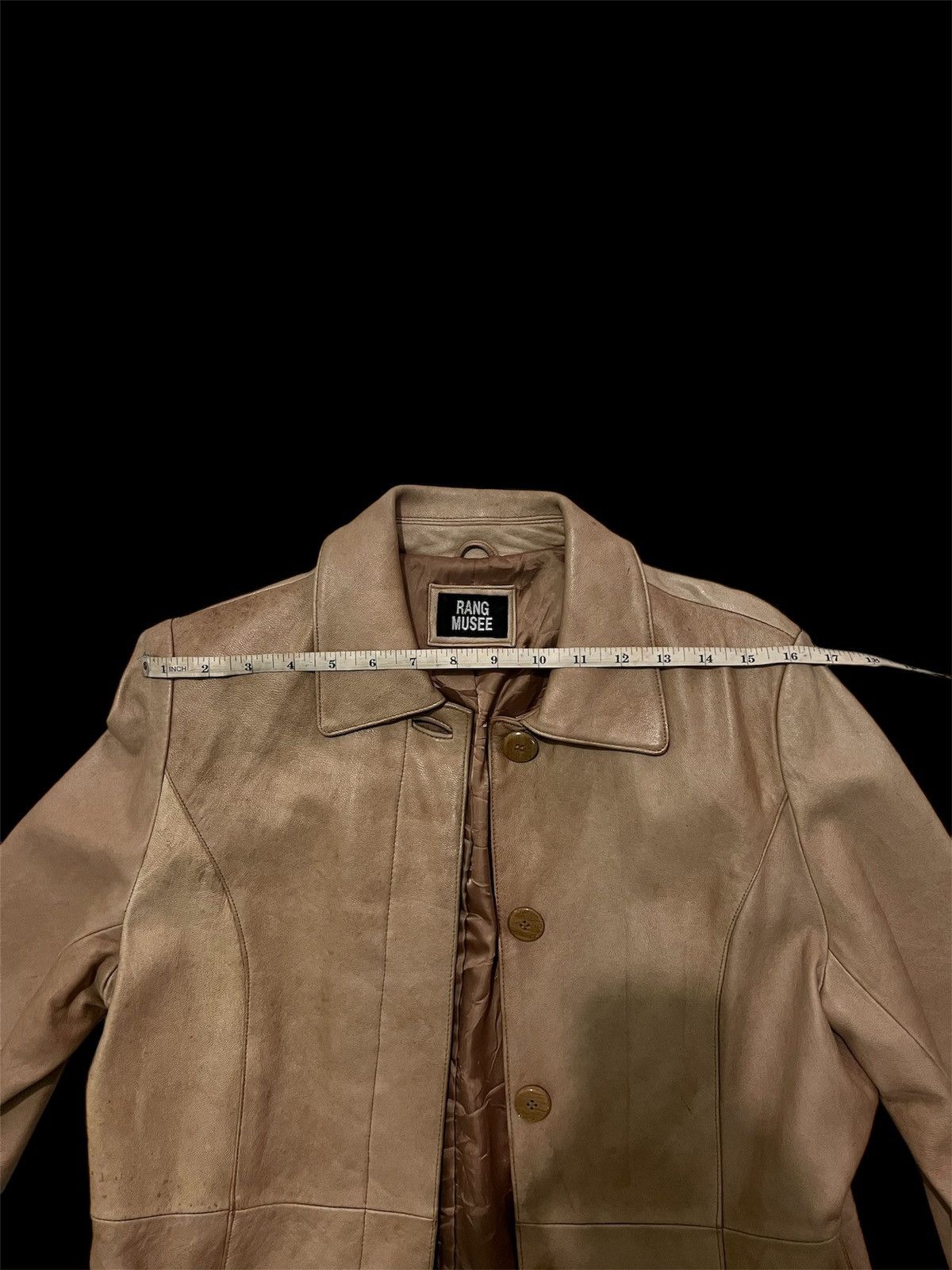 Japanese Brand RARE VINTAGE JAPAN RANG MUSEE LEATHER COAT JACKET Size US M / EU 48-50 / 2 - 8 Thumbnail