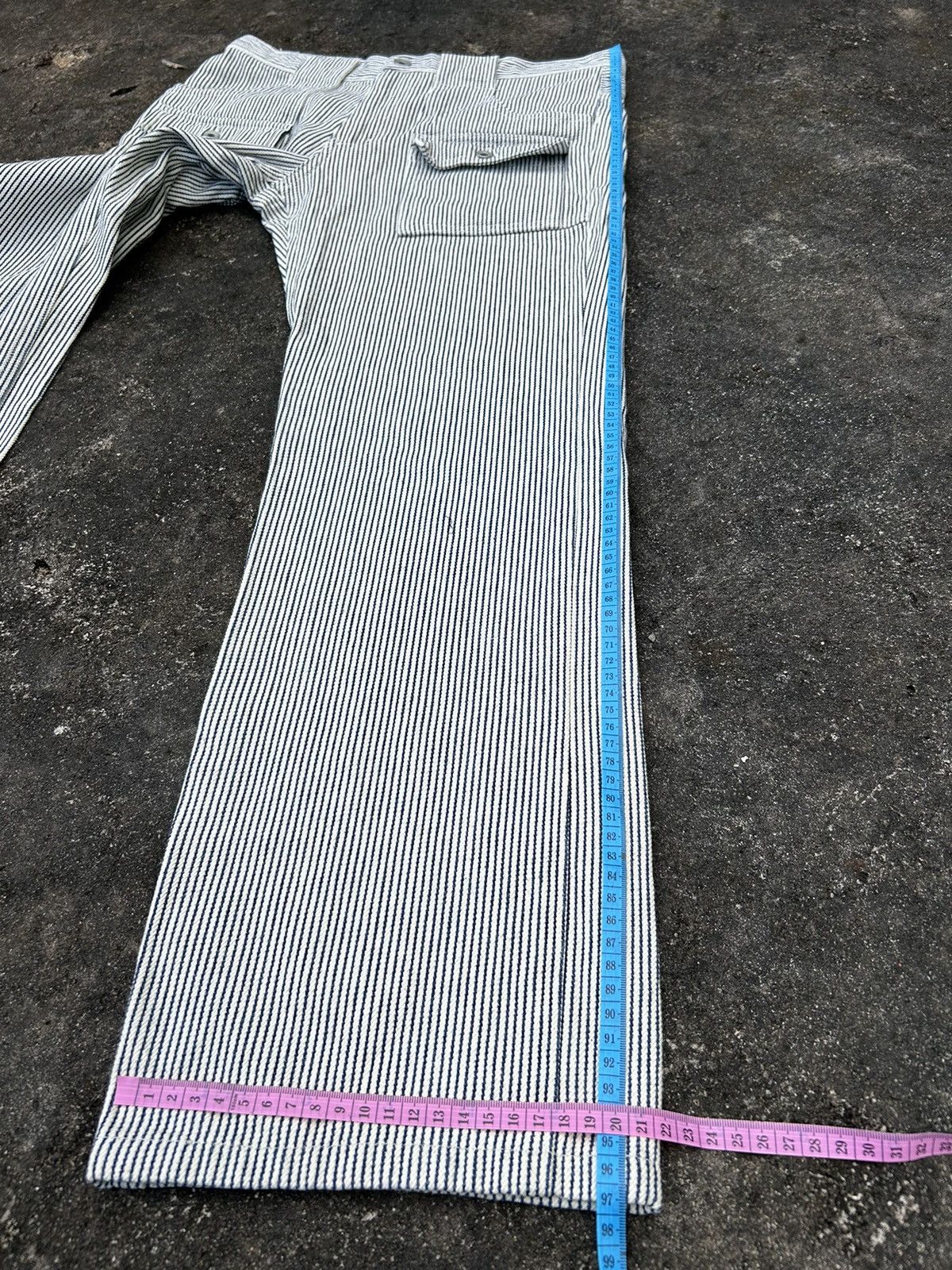 Comme Ca Ism Comme Ca Ism Multipocket Stripe Kinky Jeans Size US 32 / EU 48 - 12 Thumbnail