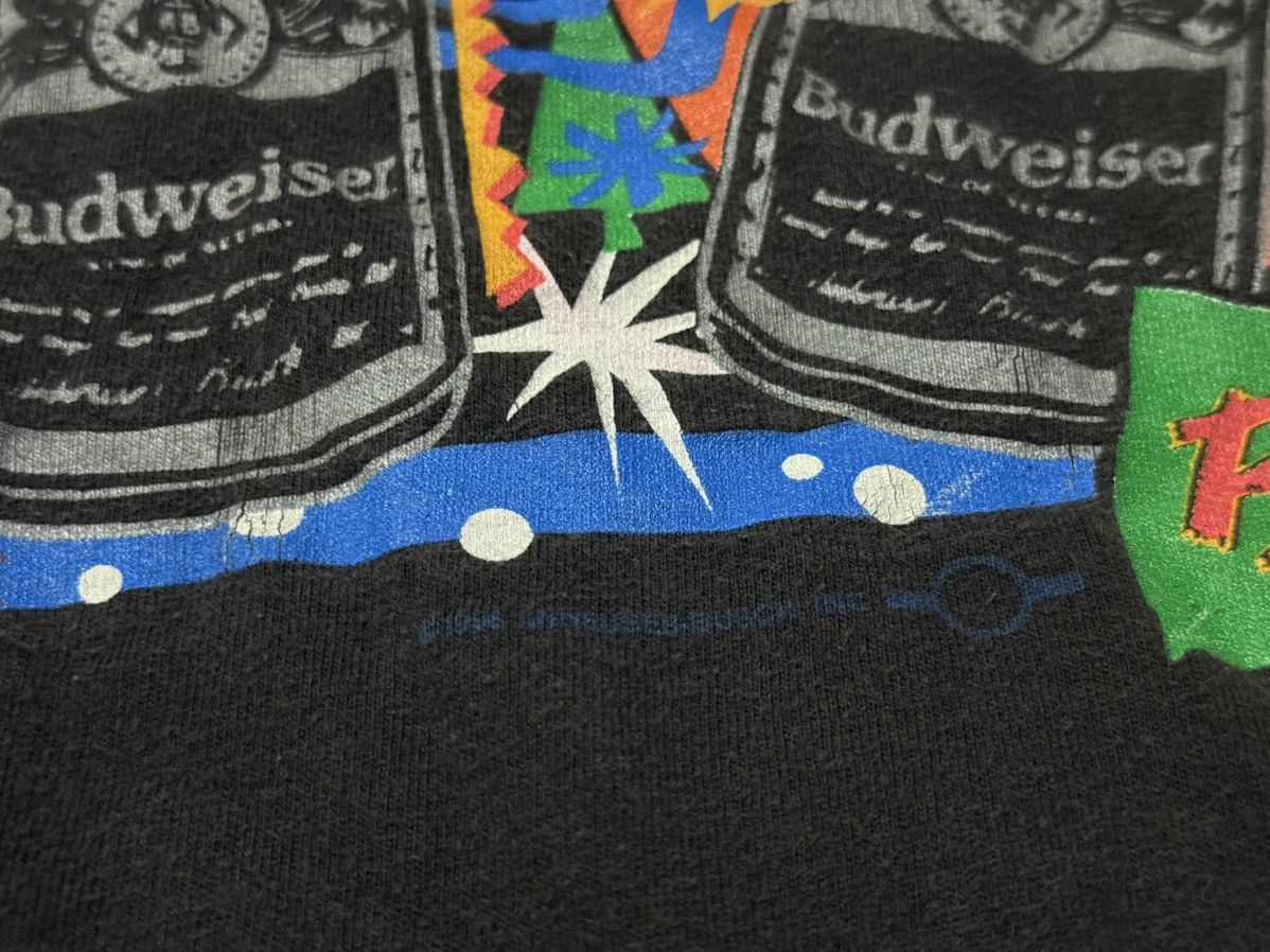 Vintage FADED VINTAGE 90s BUDWEISER SLIVER BUDS T SHIRT Size US L / EU 52-54 / 3 - 3 Thumbnail