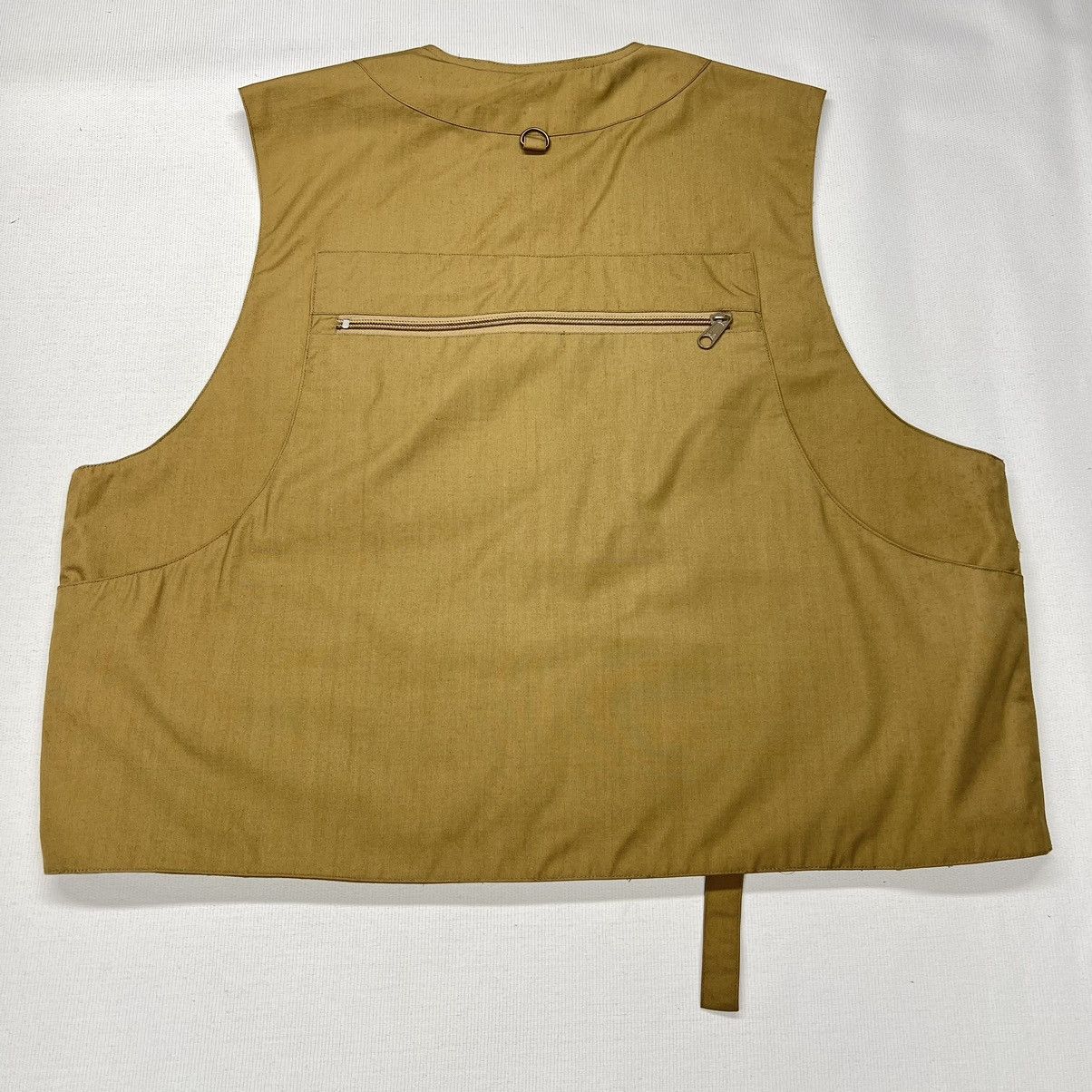 Vintage VTG American Fisherman Vest Khaki Fishing Pocket Hunting Zip Size US S / EU 44-46 / 1 - 11 Thumbnail