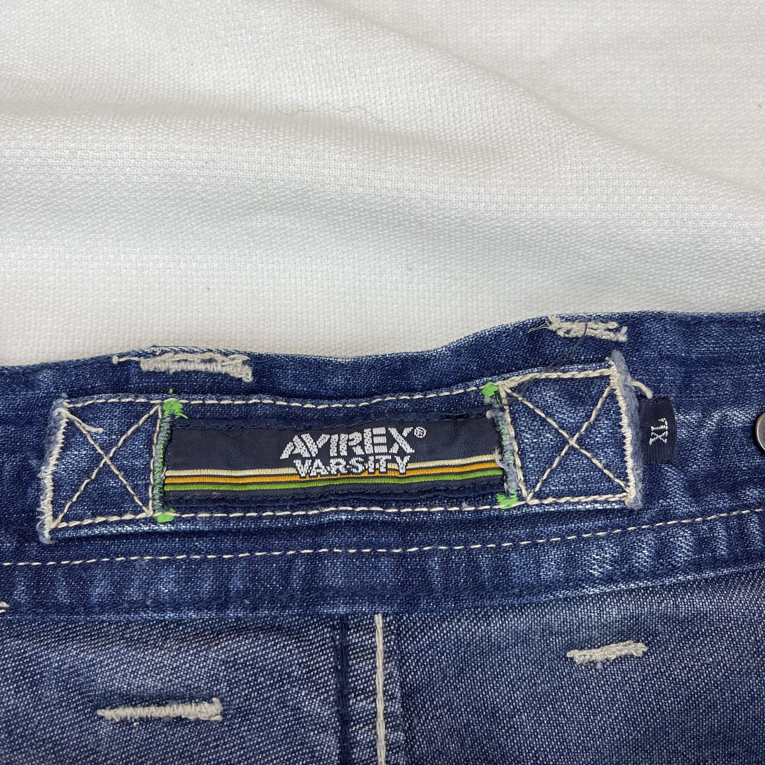 Avirex AVIREX VARSITY Denim Jeans #1289/AS Size US 36 / EU 52 - 6 Thumbnail