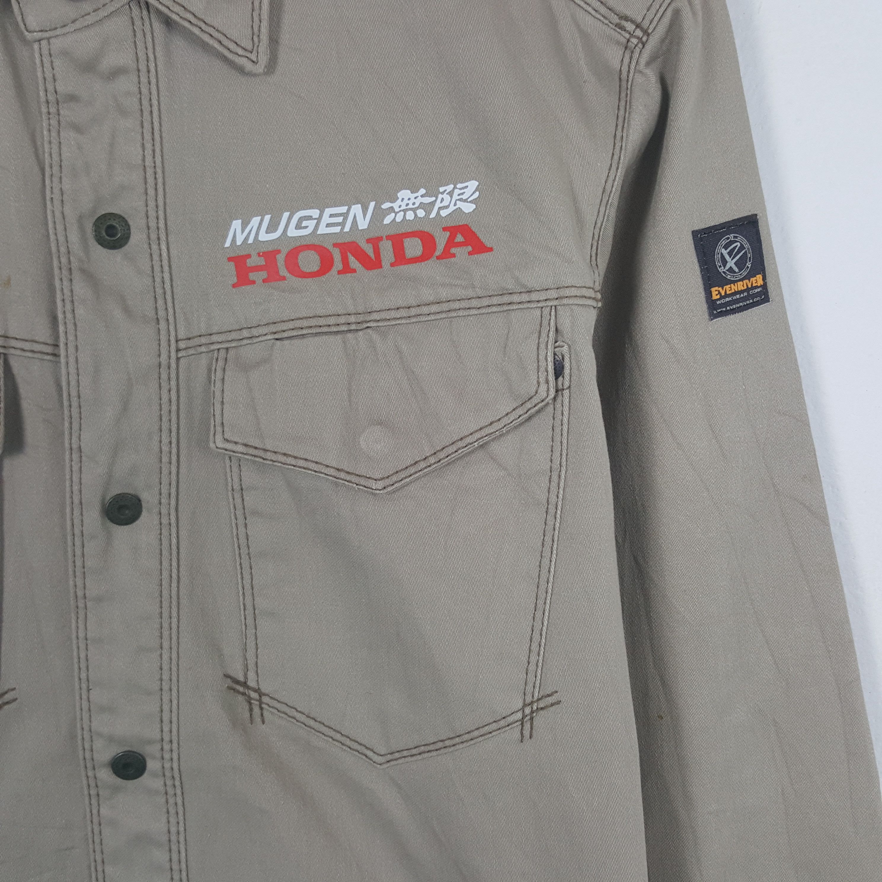 Honda × Japanese Brand × Vintage Vintage Mugen Honda Custom Worker Japan Button Clip Jacket Size US S / EU 44-46 / 1 - 4 Thumbnail