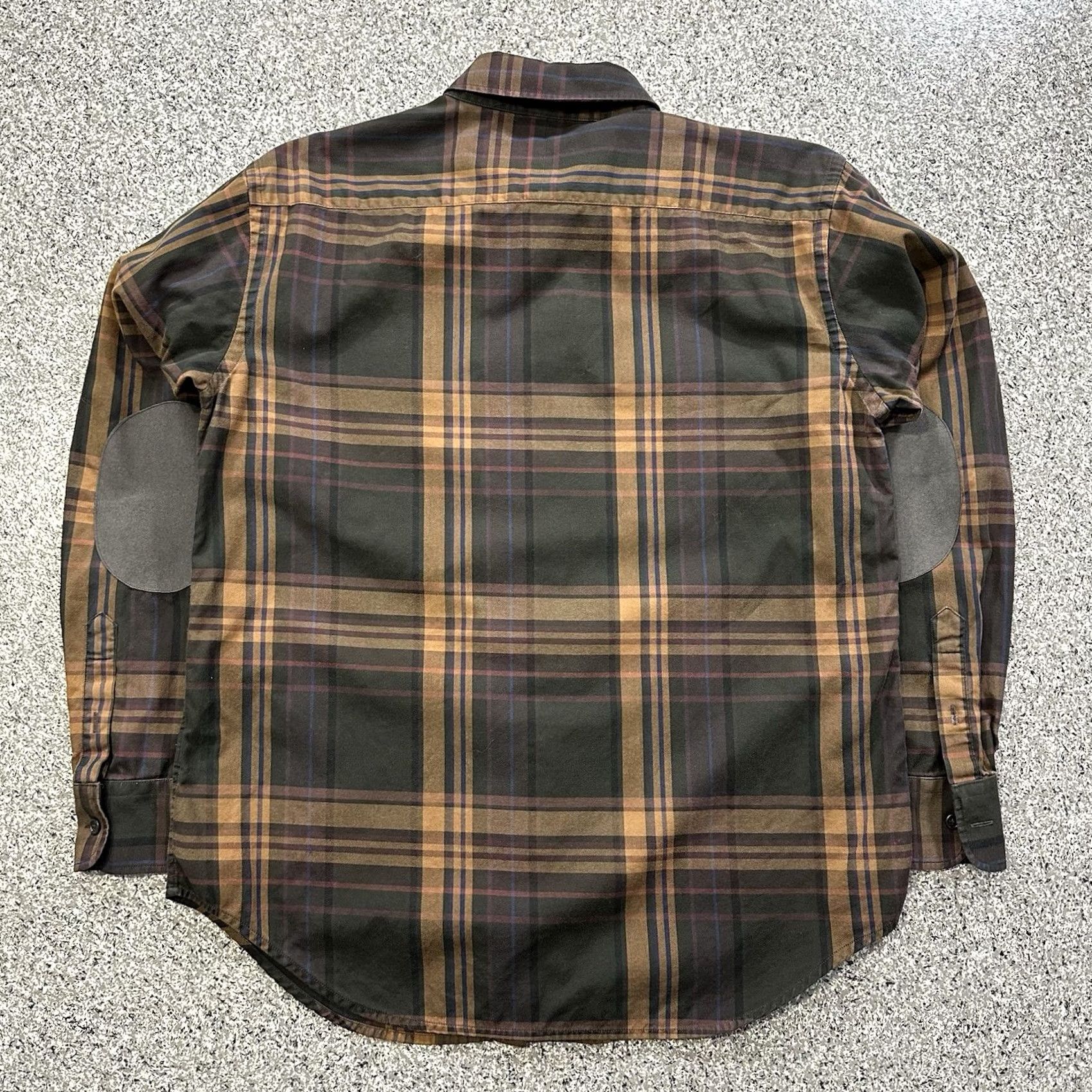 Ralph Lauren Lauren Ralph Lauren Button-Up Shirt Womens M Brown Plaid Elbow Patch Size M / US 6-8 / IT 42-44 - 7 Thumbnail