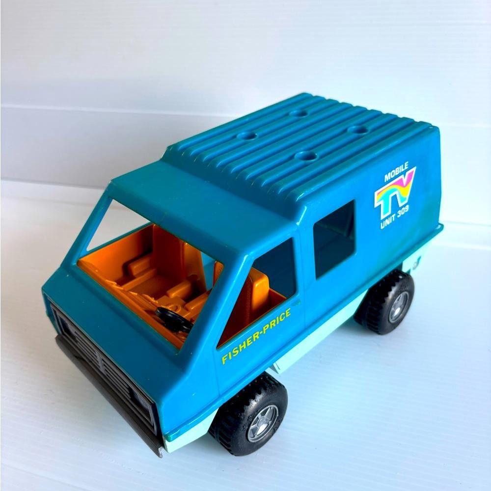 Designer Vintage 1977 Fisher Price Adventure People Mobile TV Unit Size ONE SIZE - 1 Thumbnail