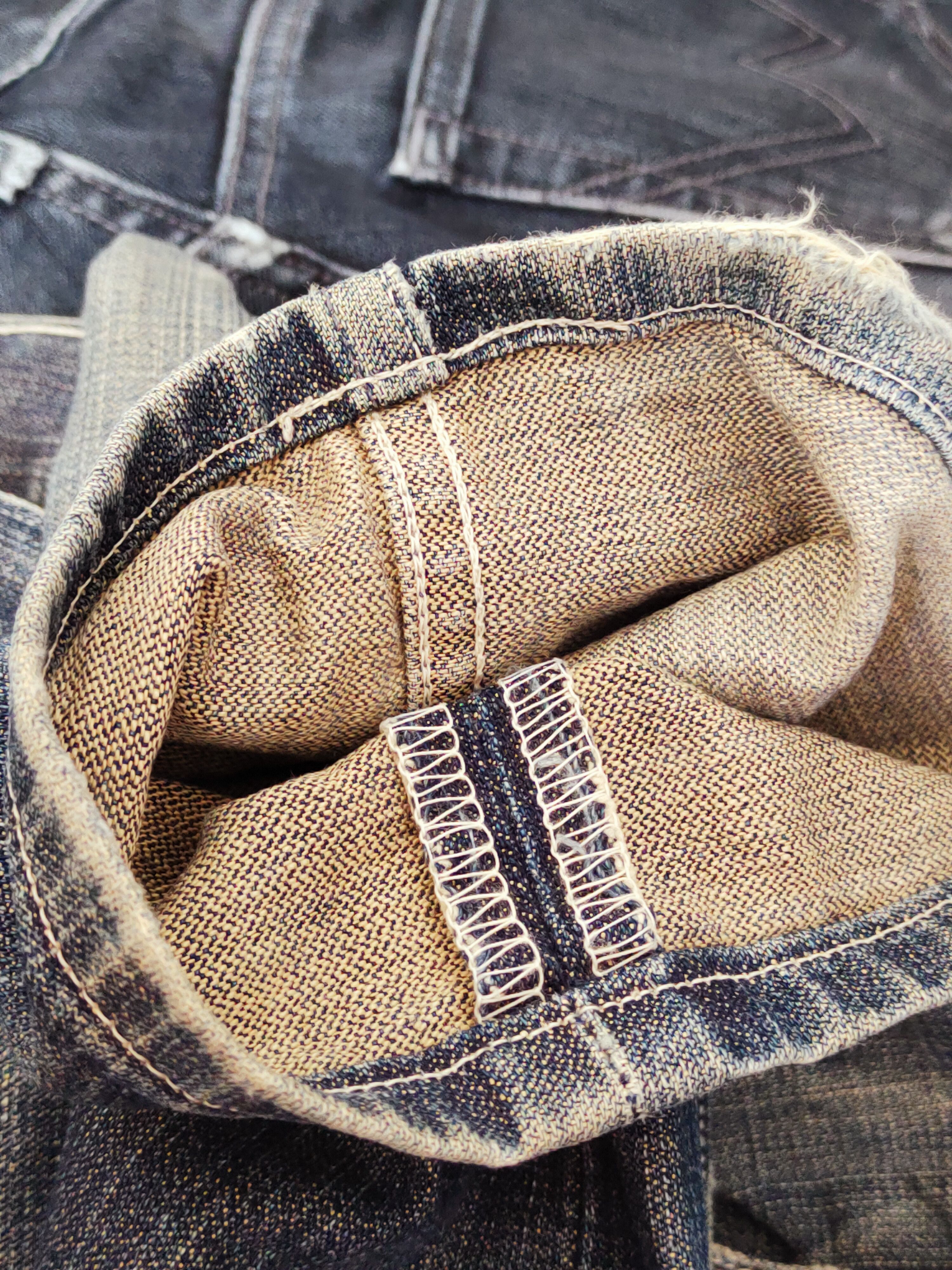 Japanese Brand Levi's Dark Blue Faded Distressed Ripped Jeans #W792 Size US 30 / EU 46 - 15 Thumbnail
