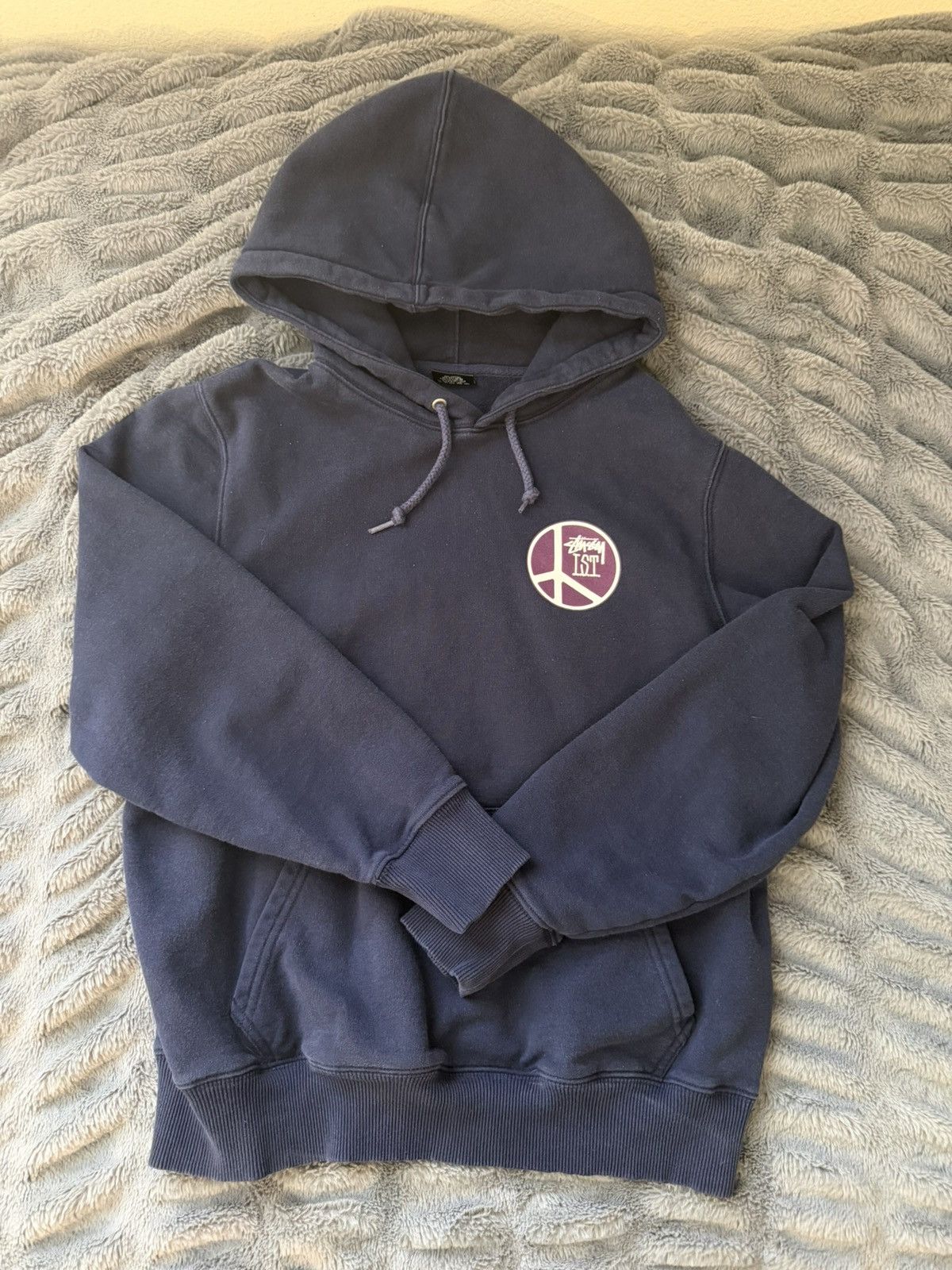 Stussy Stüssy ISI peace sign hoodie Size US XS / EU 42 / 0 - 1 Thumbnail