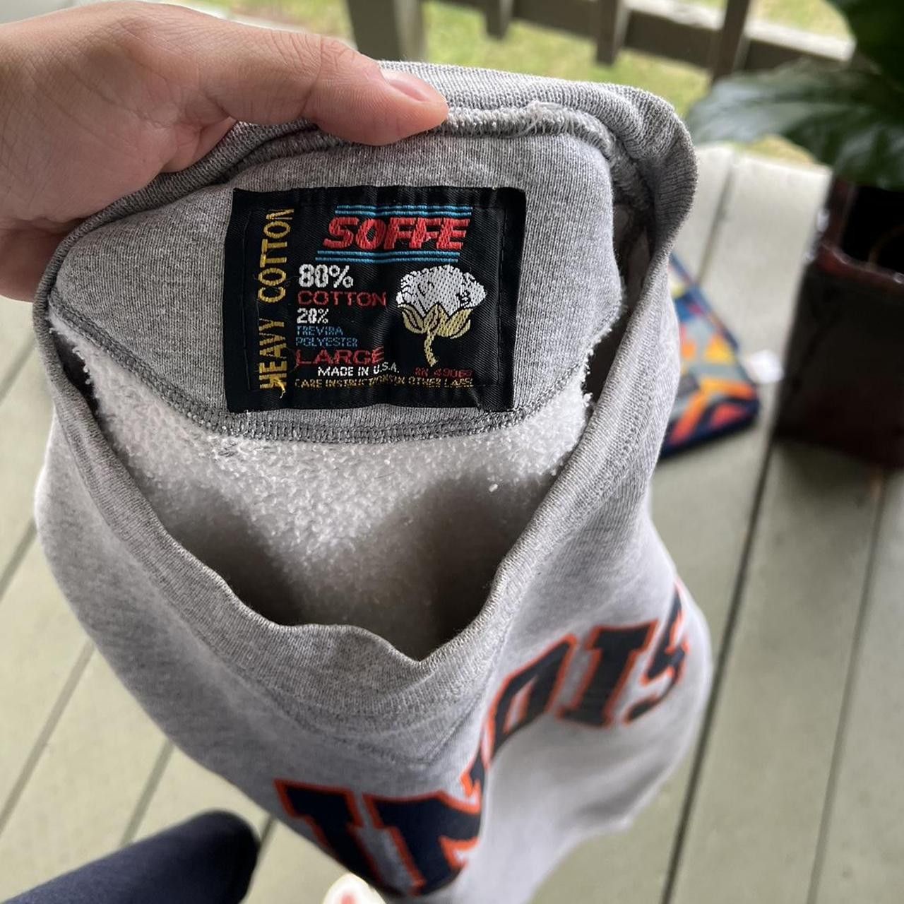 Soffe Vintage University Of Illinois Fighting Crewneck Sweatshirt Size US XL / EU 56 / 4 - 4 Thumbnail