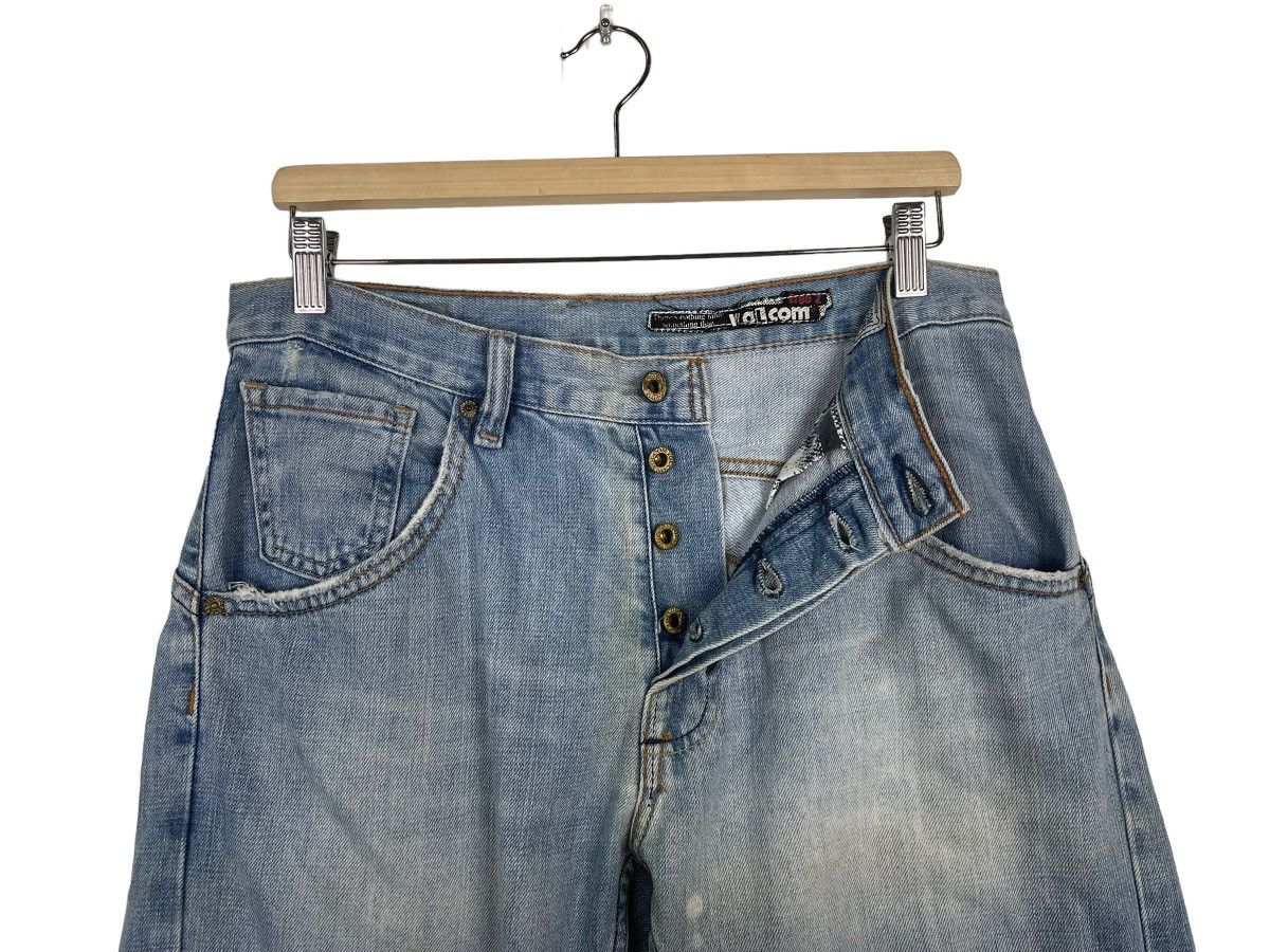 Volcom × Von Dutch Volcom Stone Boardwear Fabric Made In Usa Faded Blue Jeans Size US 32 / EU 48 - 8 Thumbnail