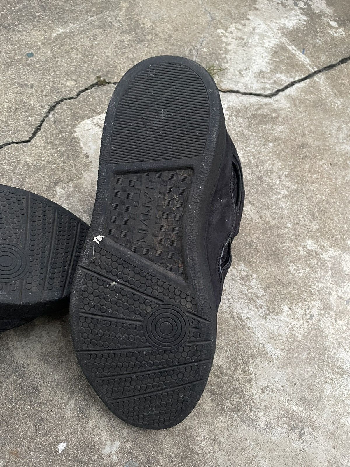 Lanvin Triple Black Curb Sneakers Size US 10 / EU 43 - 6 Thumbnail