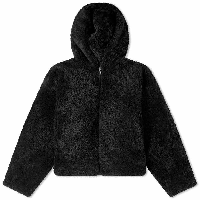 Cole Buxton Shearling Zip Hoodie Size US L / EU 52-54 / 3 - 2 Thumbnail