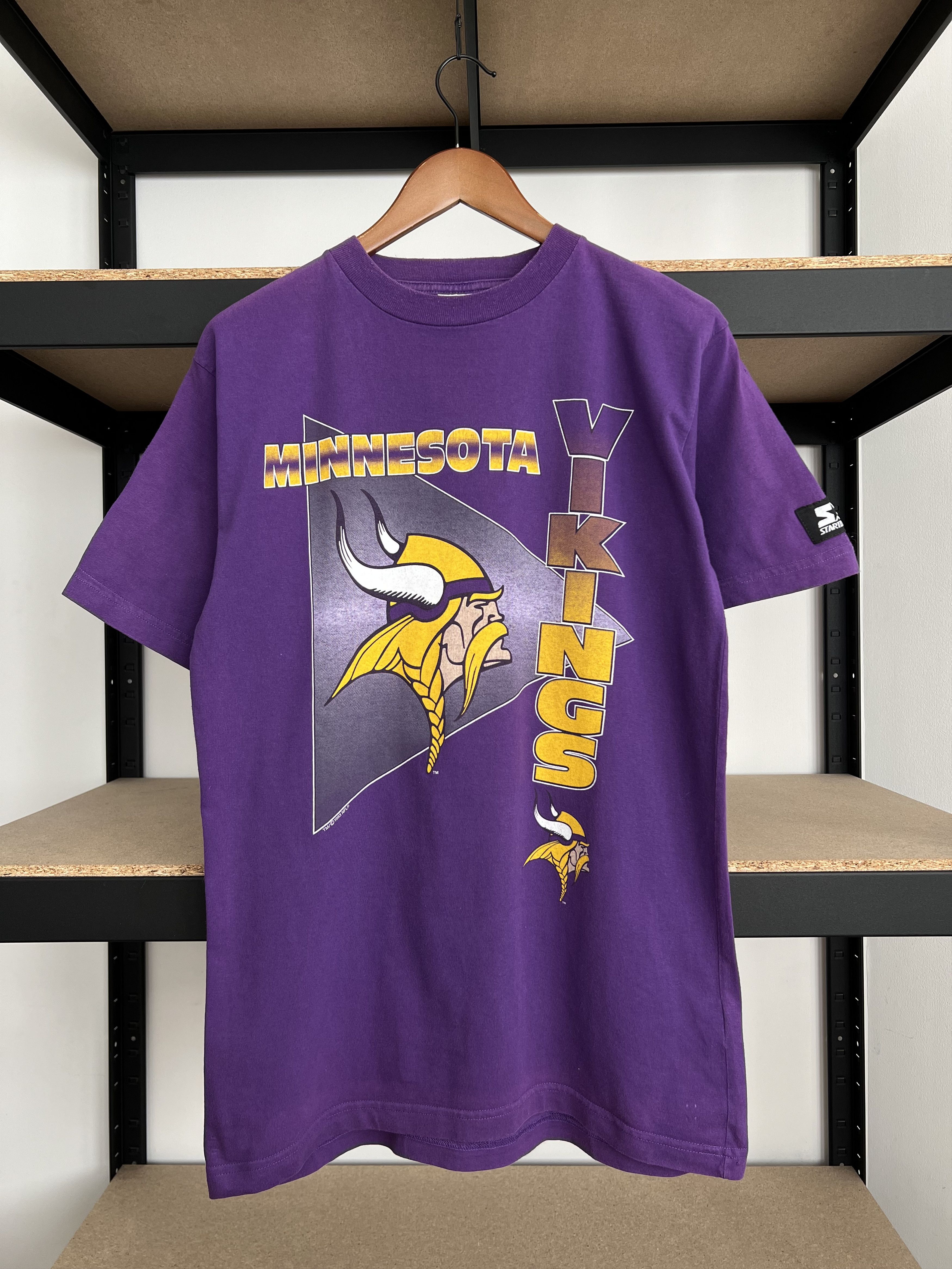 NFL Vintage 1993 Minnesota Vikings NFL Starter Purple T-shirt Size US M / EU 48-50 / 2 - 3 Thumbnail