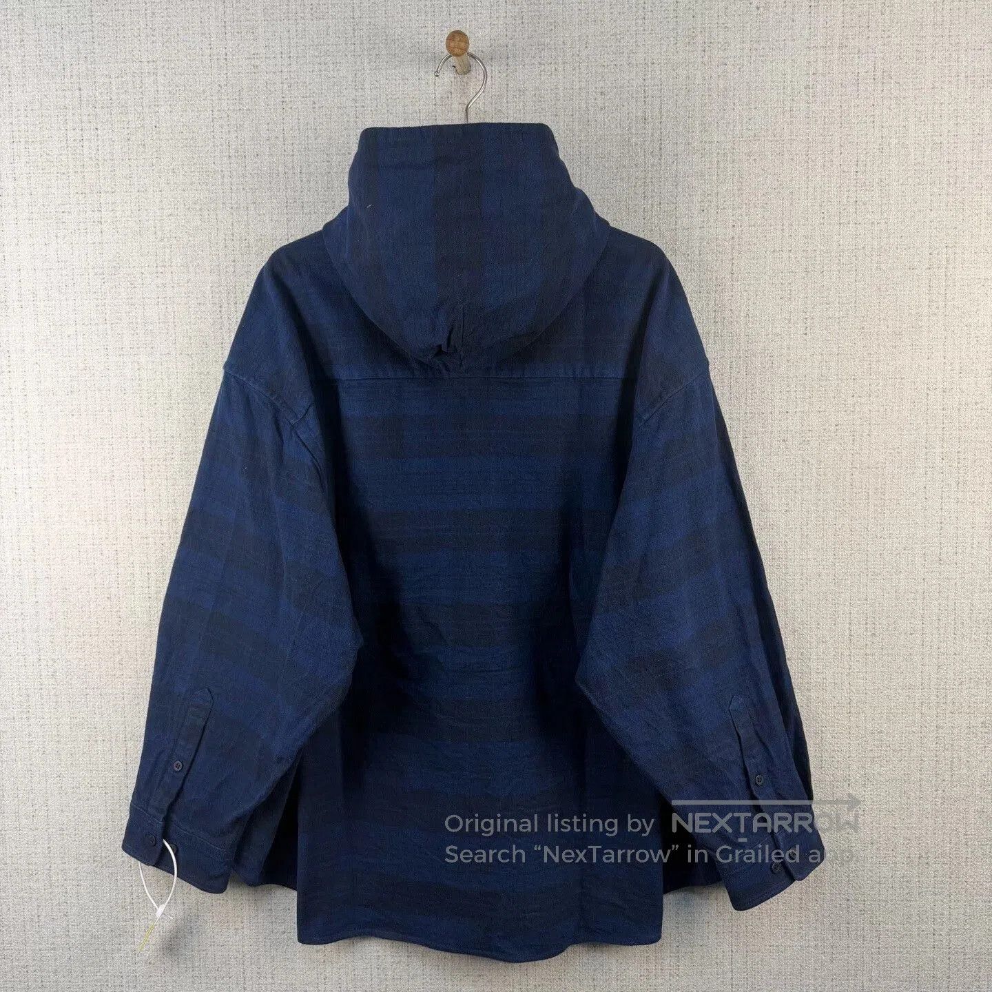 Balenciaga Balenciaga Plaid Embroidered Logo Hooded Jacket. Size US S / EU 44-46 / 1 - 2 Thumbnail
