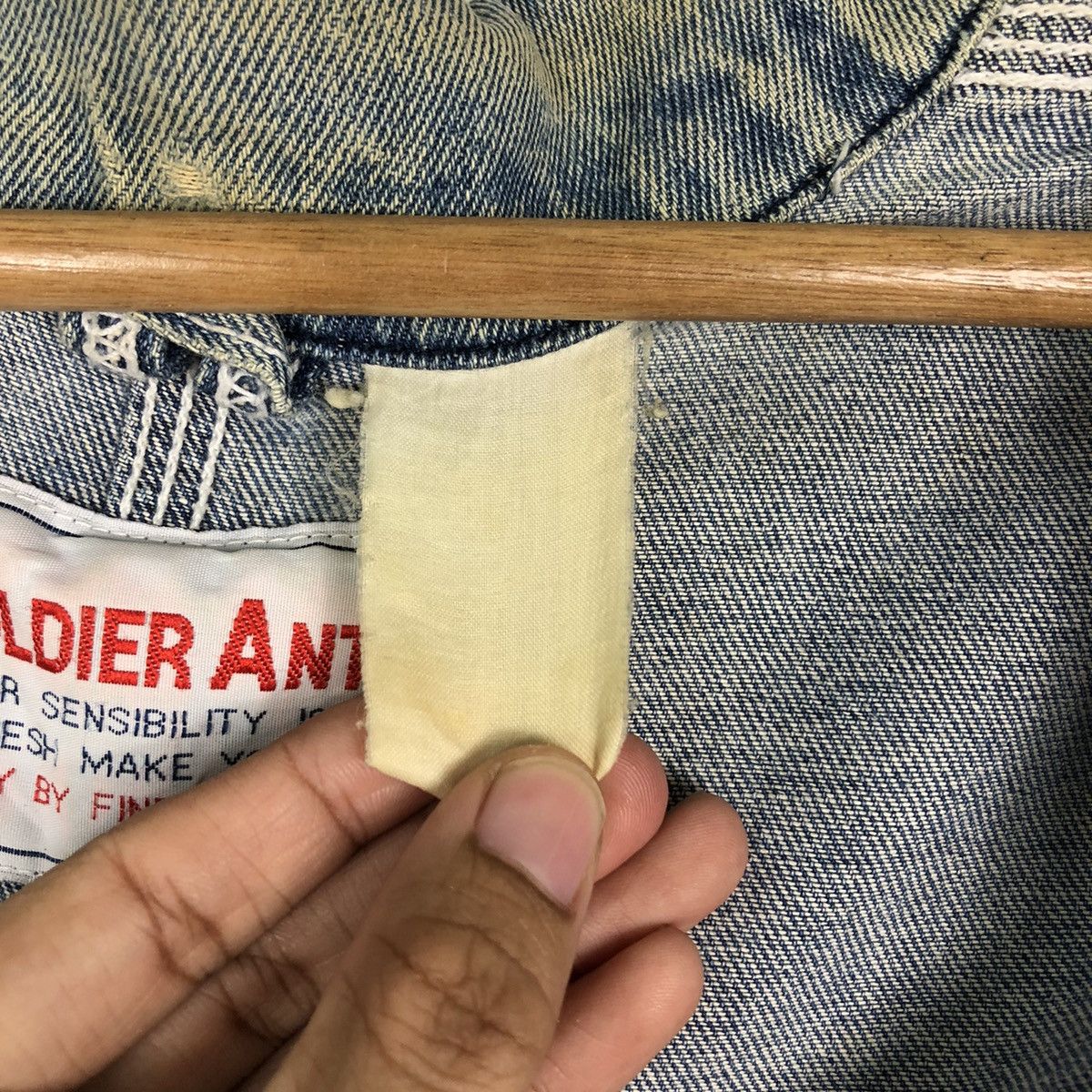 Japanese Brand 🔥Vintage Denim Chore Jacket Soldier Ant Toyo Enterprise Size US M / EU 48-50 / 2 - 18 Thumbnail