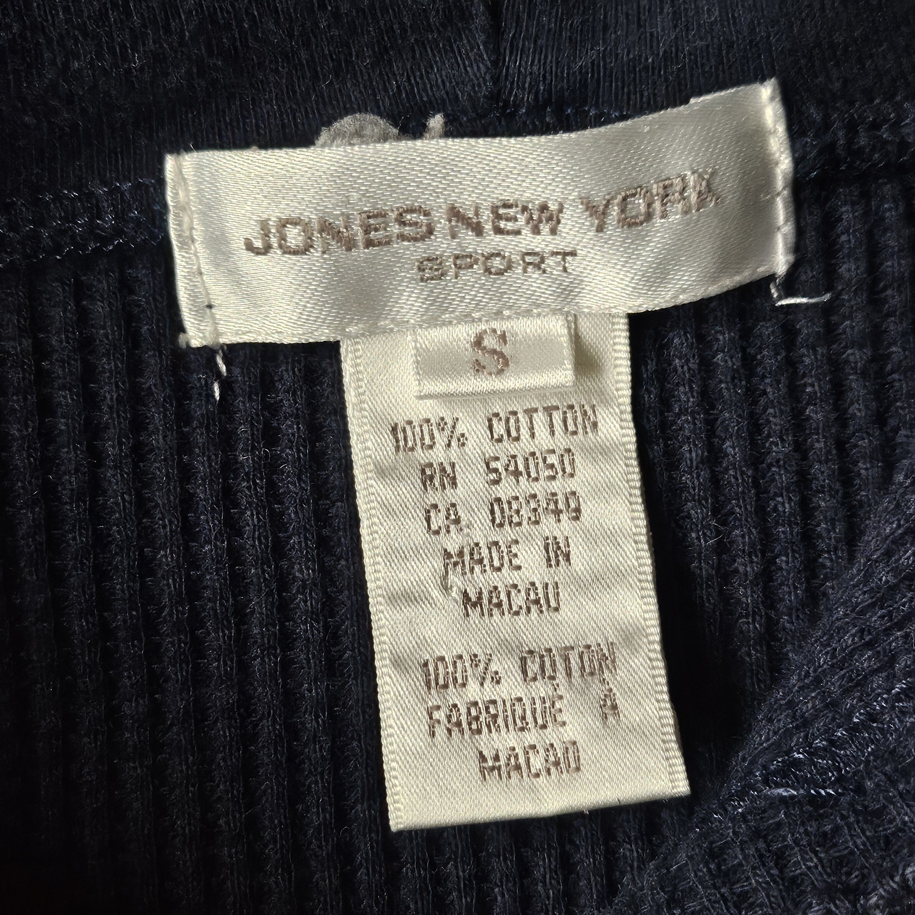 Jones New York × Vintage Jones New York Women's Hooded Thermal Jacket Cotton, Macau Size S / US 4 / IT 40 - 4 Thumbnail