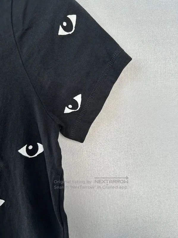 Kenzo KENZO Black Cotton Eye Print Short Sleeve Tee . Size S / US 4 / IT 40 - 7 Thumbnail