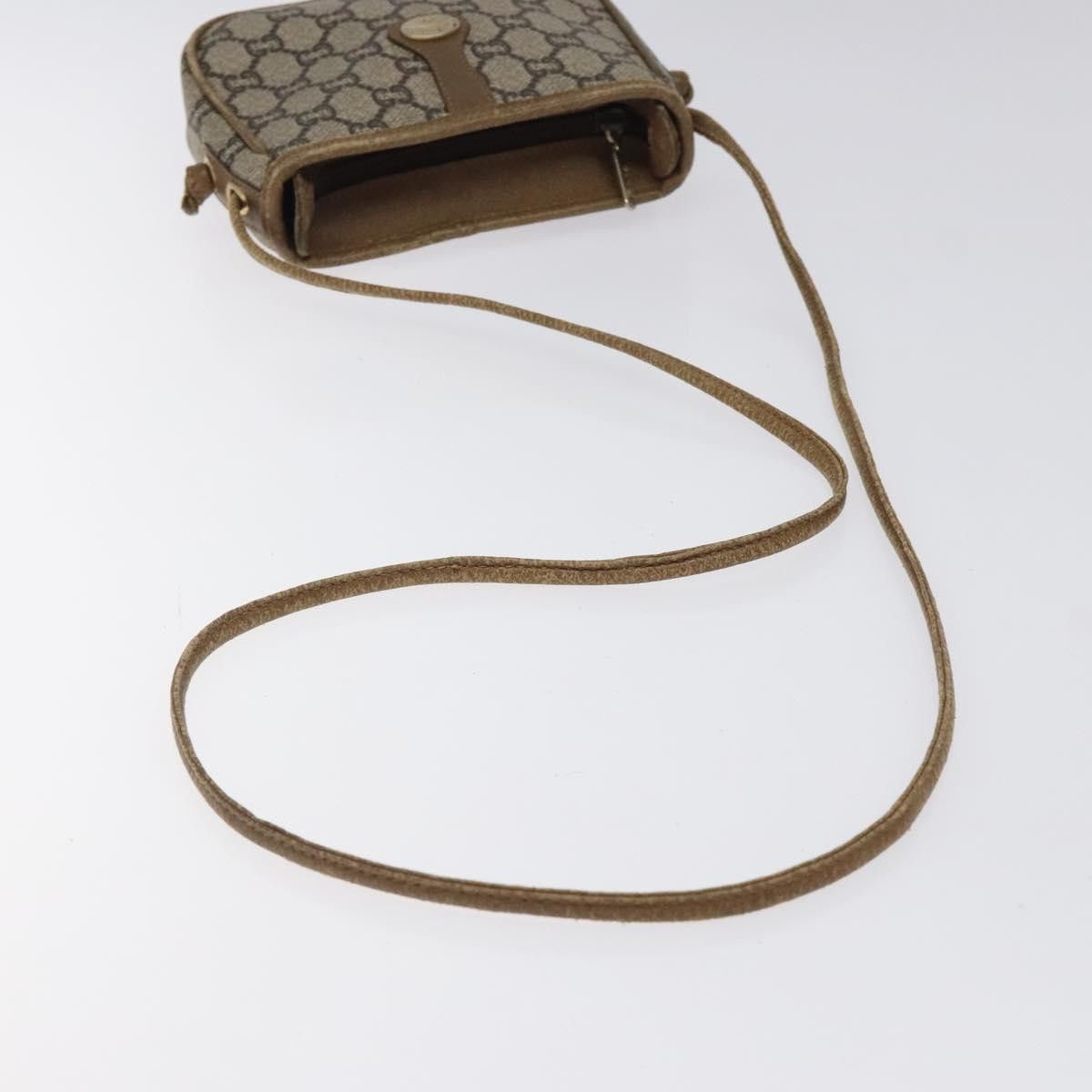 Gucci GUCCI GG Plus Supreme Shoulder Bag Pvc Leather Beige Gold Size ONE SIZE - 7 Thumbnail