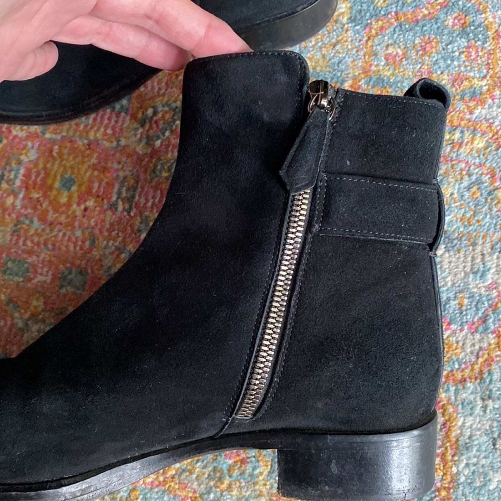 Other REED KRAKOFF $1k Blk Suede Italian Chelsea Boots 37.5 US 7.5 Size US 7.5 / IT 37.5 - 11 Thumbnail