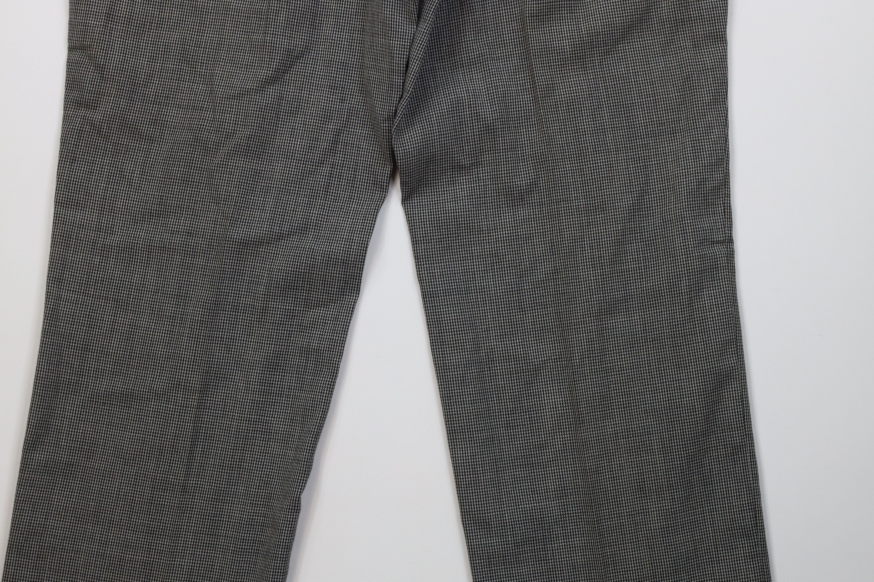 Vintage Vintage 70s Streetwear Houndstooth Wide Leg Chino Pants USA Size US 36 / EU 52 - 15 Thumbnail