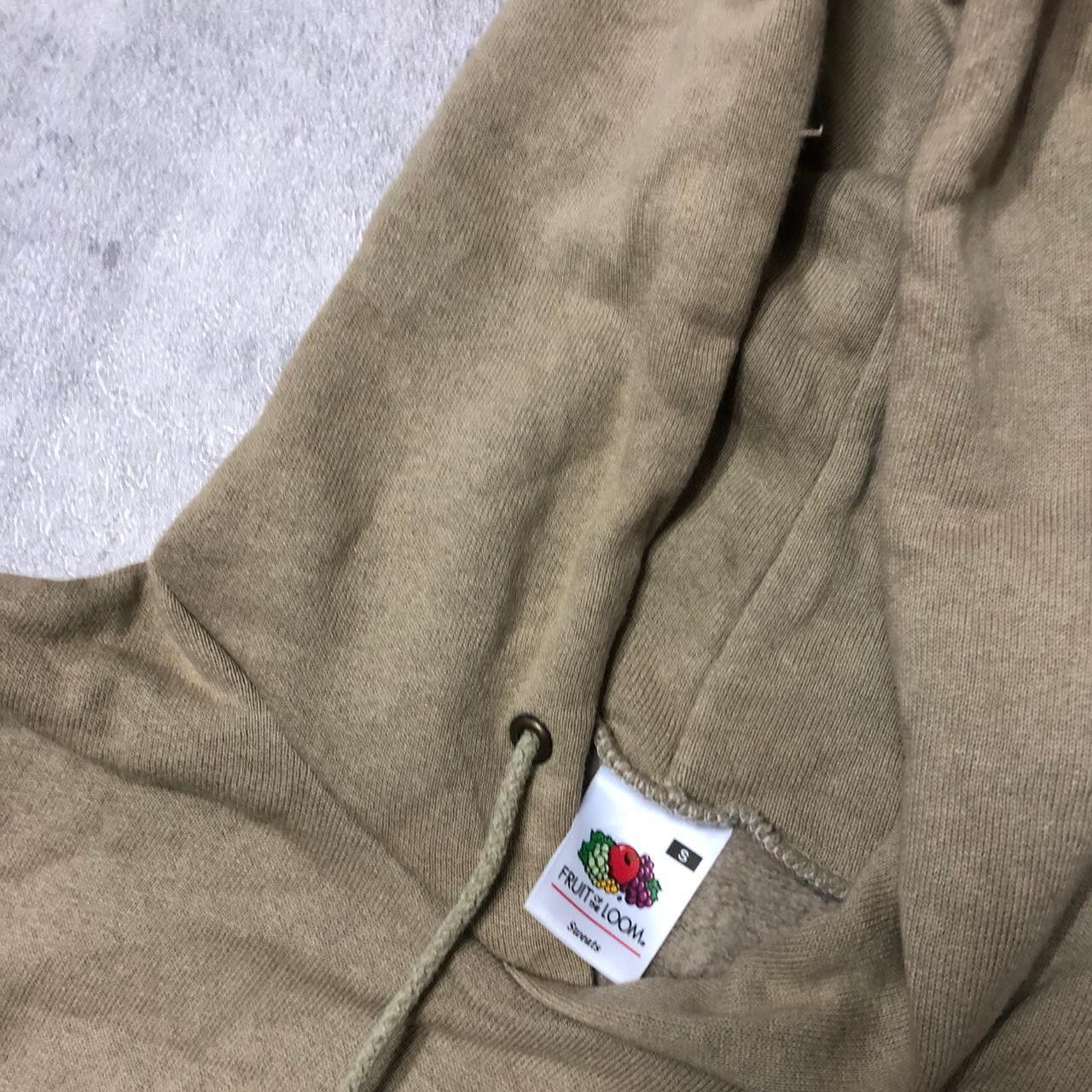 Fruit Of The Loom Khaki green Fruit of the Loom hoodie #skater Size US S / EU 44-46 / 1 - 3 Thumbnail