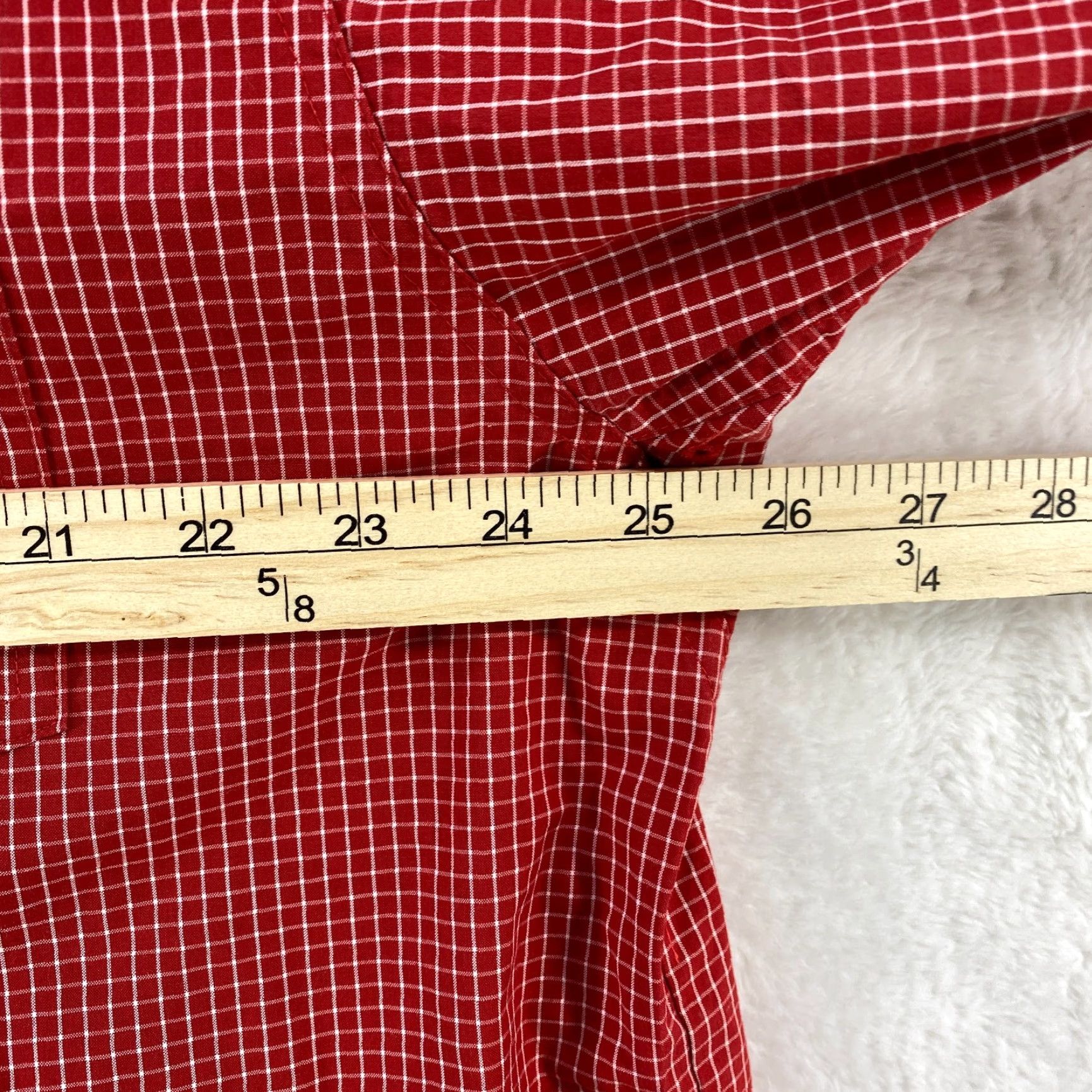 Ariat Ariat Pro Series Cowboy Western Button Up Red Shirt Long Sleeve Mens XL Size US XL / EU 56 / 4 - 7 Thumbnail