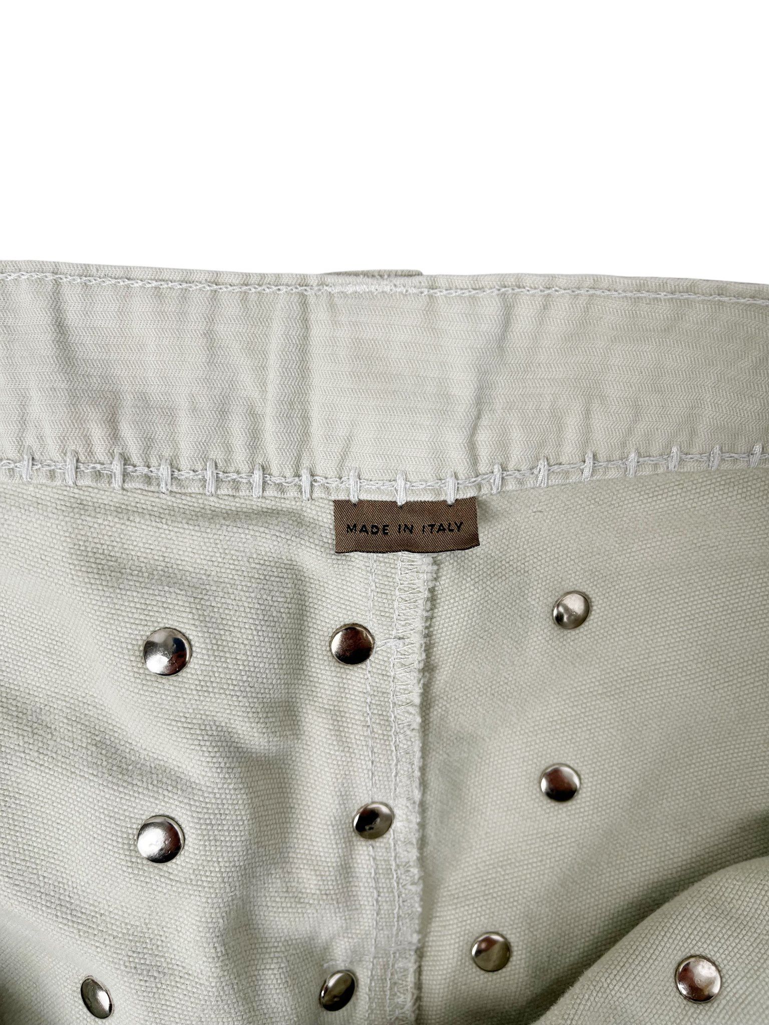 Marithe + Francois Girbaud 2000's Starts Grey Cargo Jeans Size US 31 - 12 Thumbnail