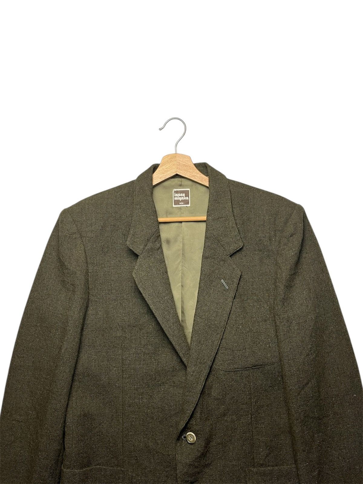 Issey Miyake Vintage AW73 Issey Miyake Men Wool Jacket Size US M / EU 48-50 / 2 - 7 Thumbnail