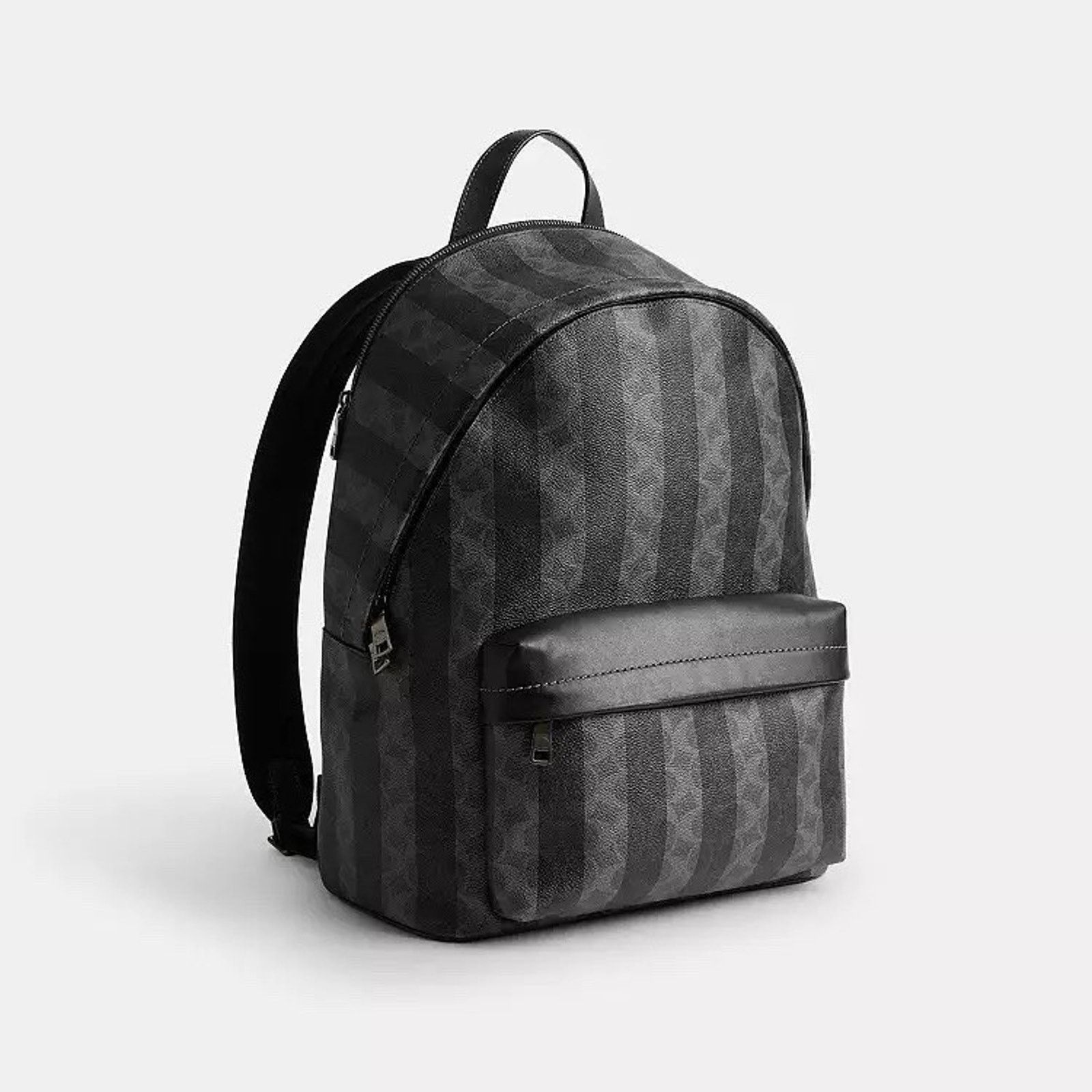 Coach NWT Coach Taylor Backpack Stripes Gunmetal/Black/Grey CDX88 Size ONE SIZE - 11 Thumbnail