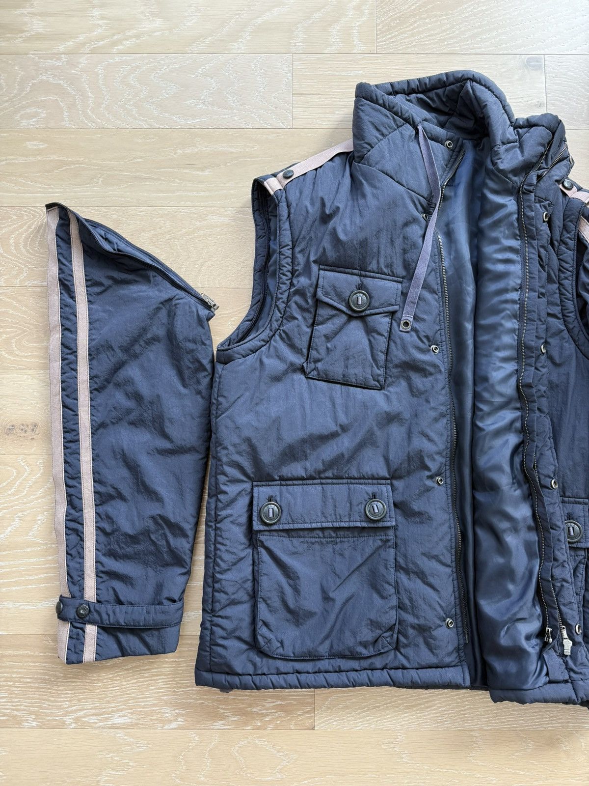MLB Rare New York Mets MLB Parka Detachable Puffer Vest Size US XL / EU 56 / 4 - 9 Thumbnail