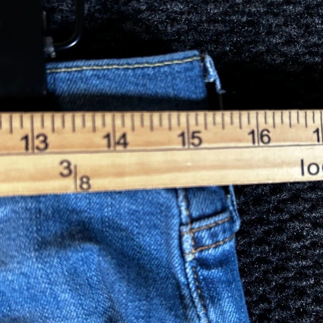 Levi's VINTAGE Levi's 513 Jeans Blue Distressed Slim Straight Fit W31 X L30 Mens Jeans Straight Blue Distressed Vintage 90s Mens Jeans Size US 31 - 7 Thumbnail