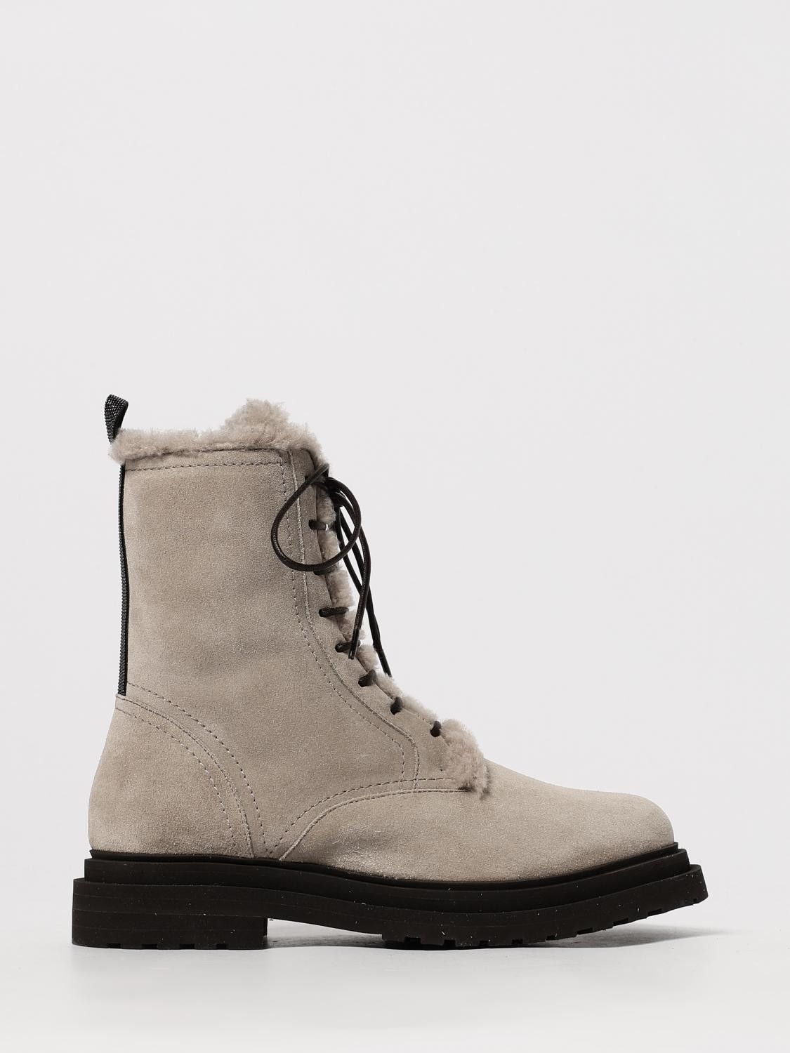 Brunello Cucinelli Brunello Cucinelli Boots Woman Ice Size US 10 / IT 40 - 1 Thumbnail