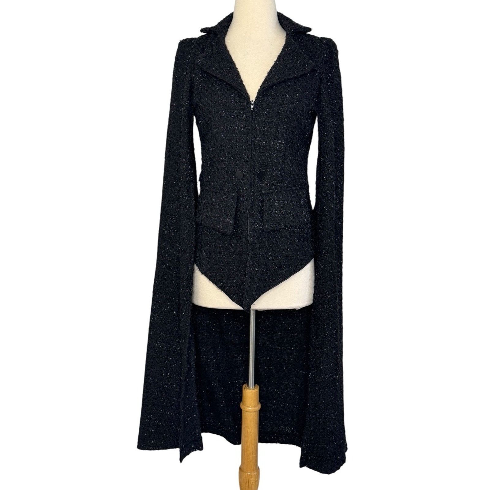 Other CRUELLA DE VIL De Vil Cape Jacket Glitter Woven Dramatic S Size S / US 4 / IT 40 - 4 Thumbnail