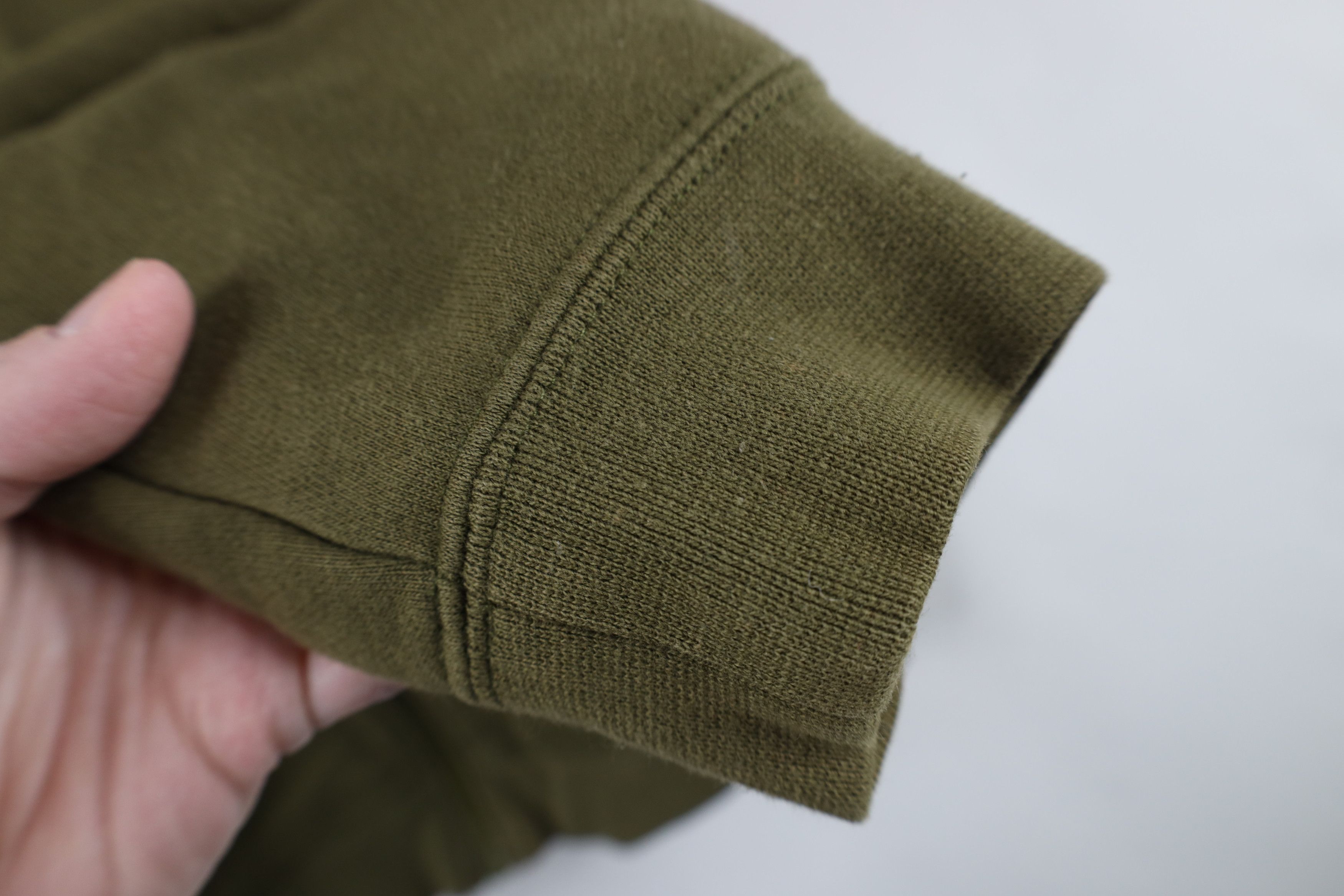 Nike Vintage Y2K Nike Mini Swoosh Full Zip Hoodie Olive Green Size US S / EU 44-46 / 1 - 9 Thumbnail