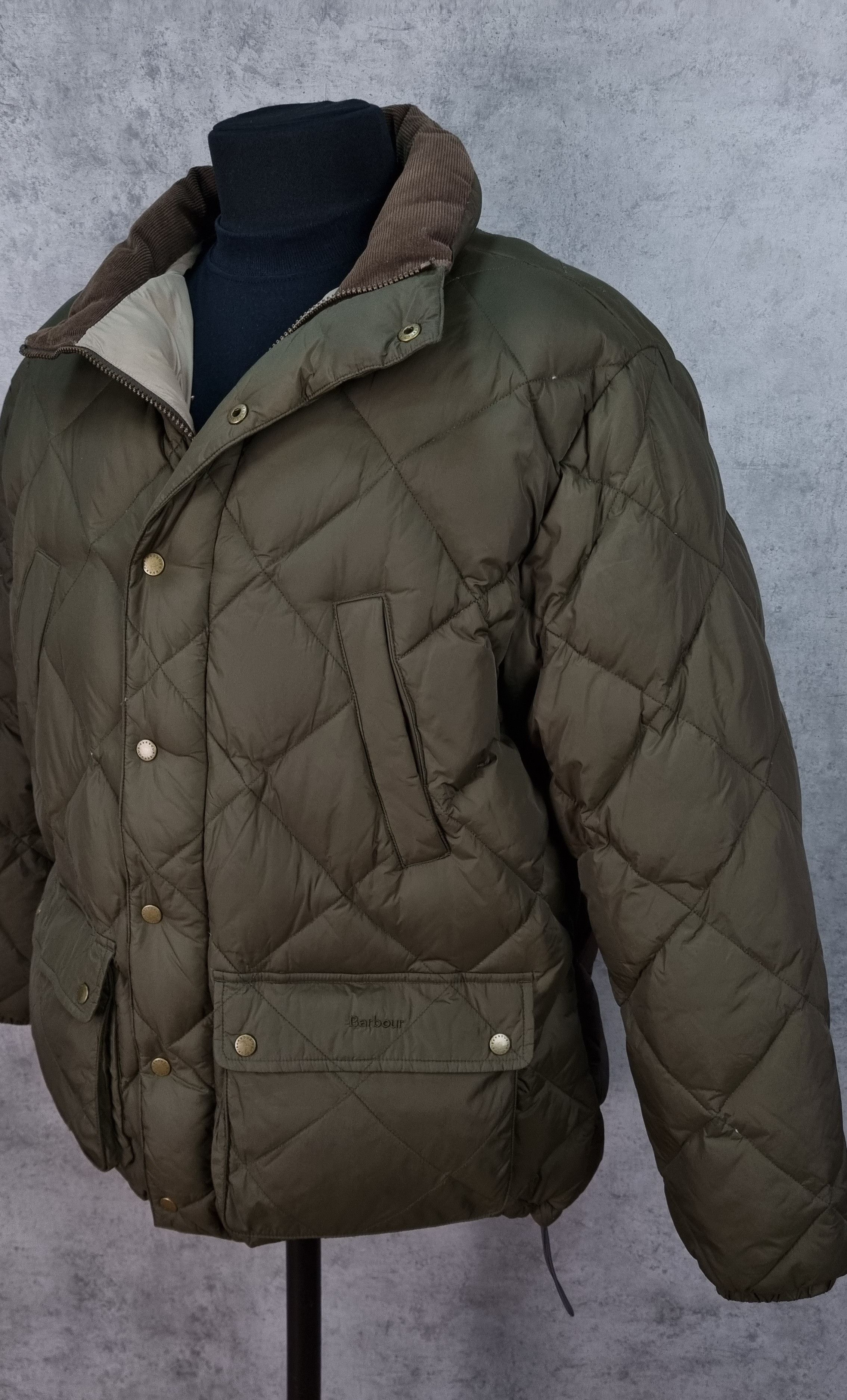 Barbour × Vintage Rare Barbour Down Quilted Jacket Arctic Size US L / EU 52-54 / 3 - 17 Thumbnail