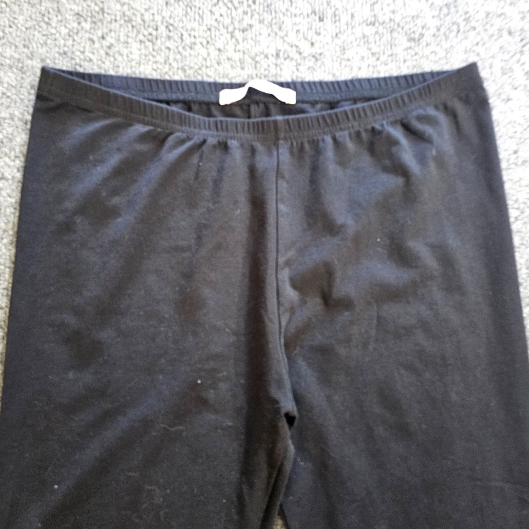 Eileen Fisher Pants Women Small Black Legging Crop Stretch Pull On Basic Size 28" / US 6 / IT 42 - 2 Thumbnail