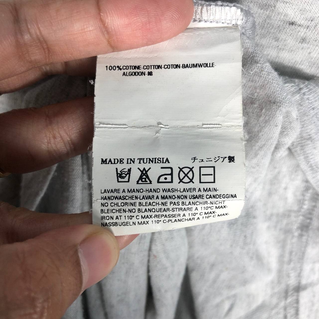 Maison Margiela Maison Martin Margiela Aid Grey T-shirt Size M / US 6-8 / IT 42-44 - 6 Thumbnail
