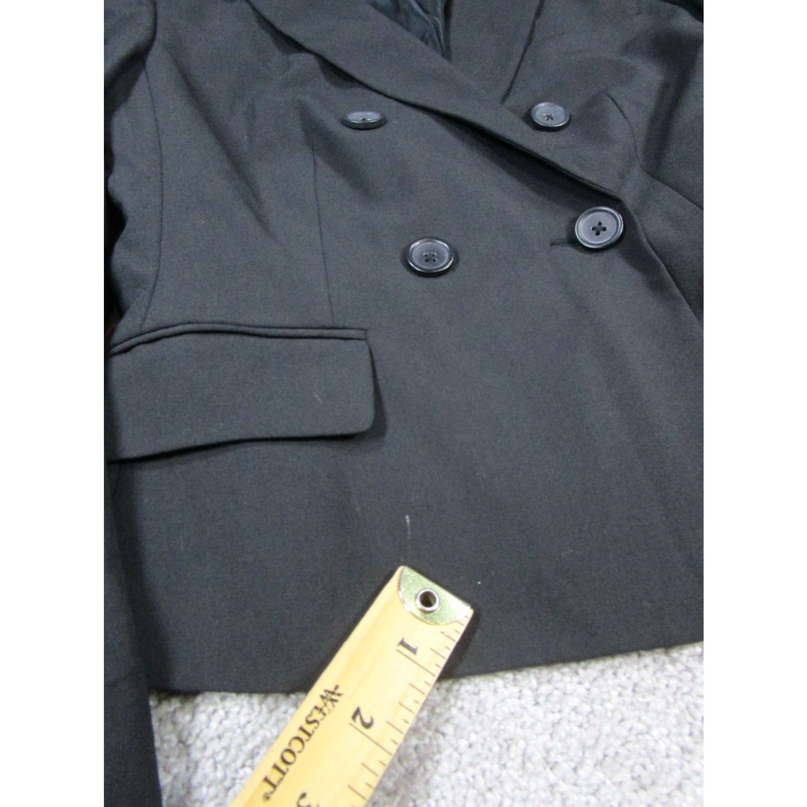 Express Express Design Studio Blazer Womens 2 Black Sports Coat New Size XS / US 0-2 / IT 36-38 - 6 Thumbnail